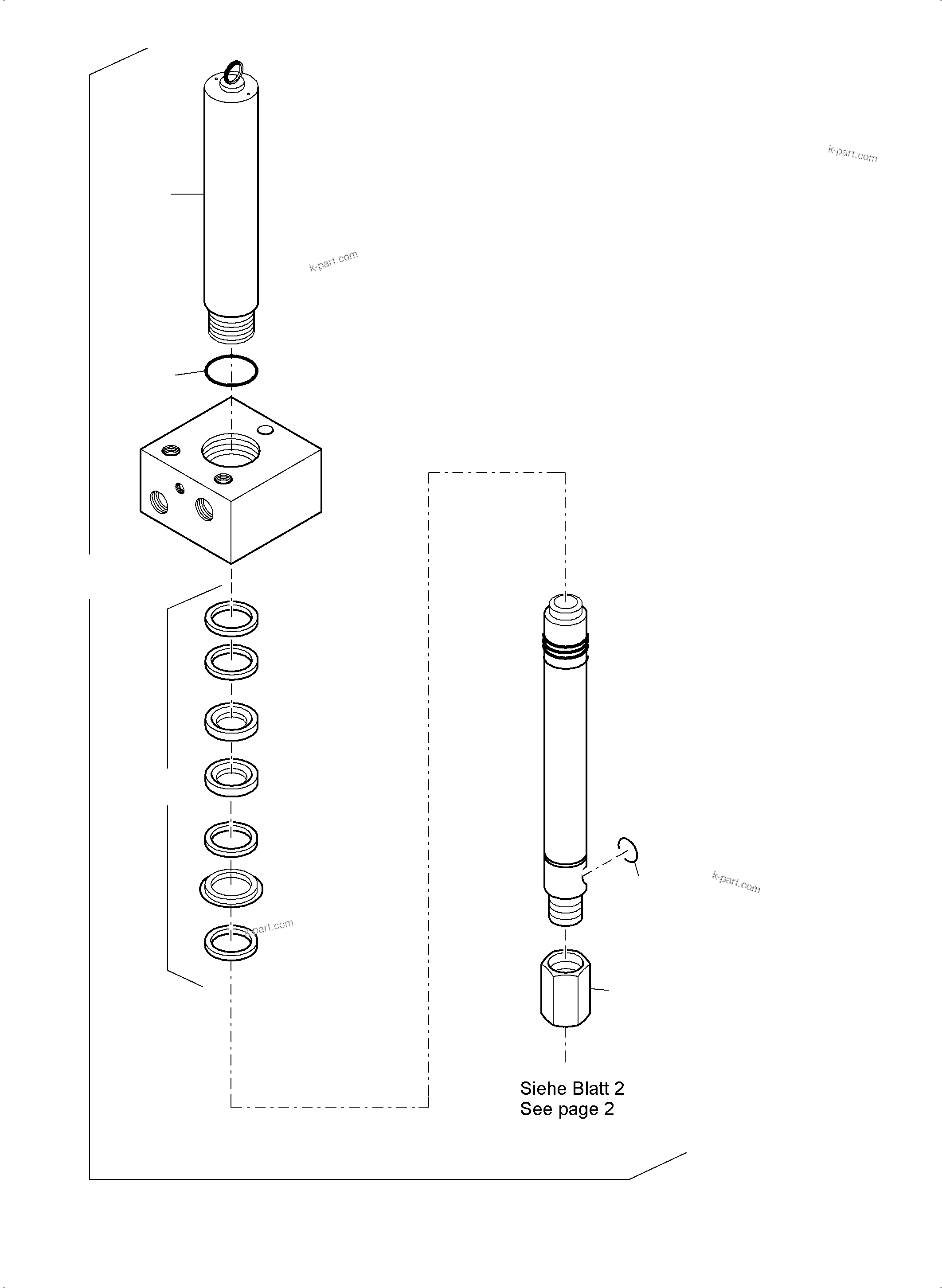 Komatsu parts book diagram for PC8000-6E S/N 12088: LUBE PUMP