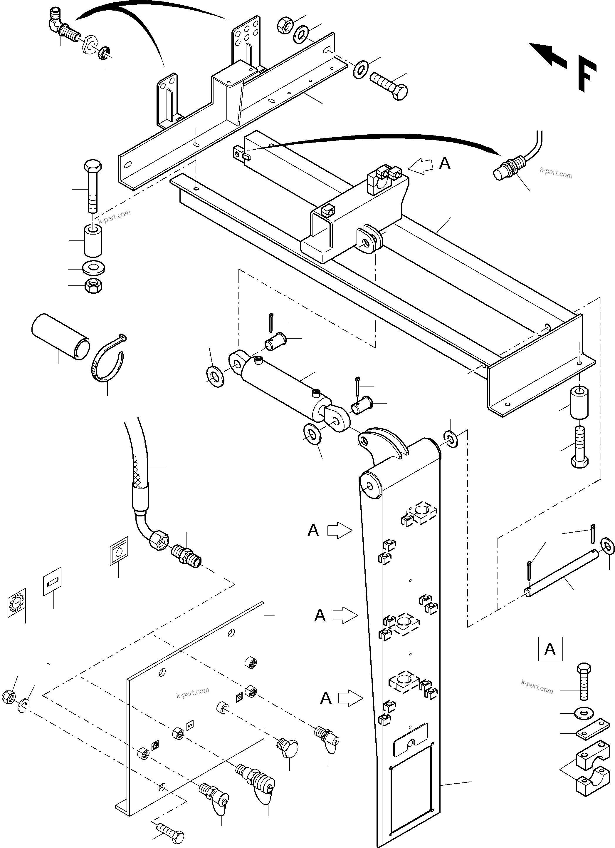 Komatsu parts book diagram for PC8000-6E S/N 12088: REFUELING EQUIPMENT