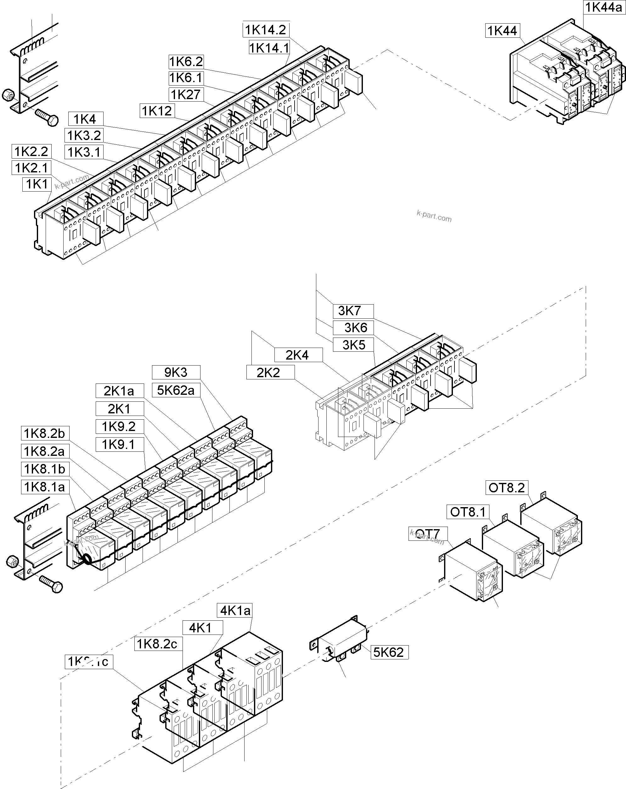 Komatsu parts book diagram for PC8000-6E S/N 12088: MOUNTING PLATE - CAB SUPPORT