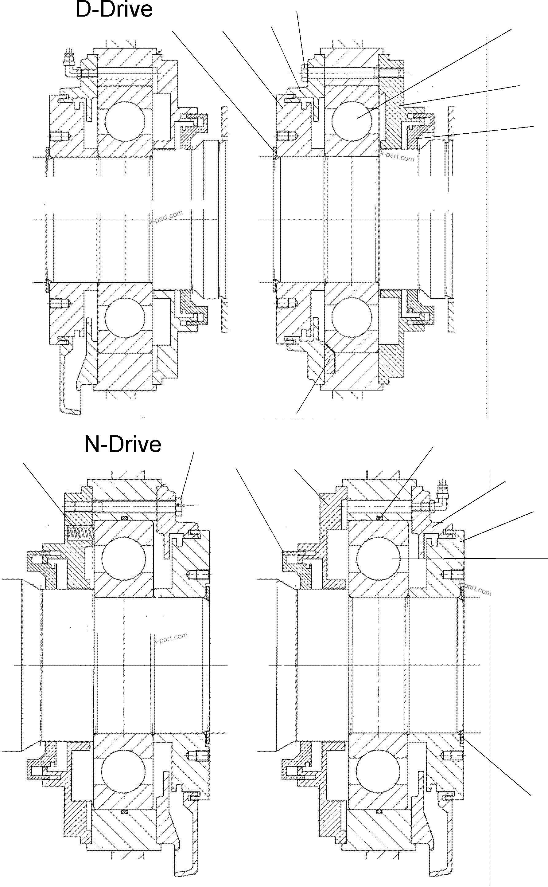Komatsu parts book diagram for PC8000-6E S/N 12088: ELECTRIC MOTOR