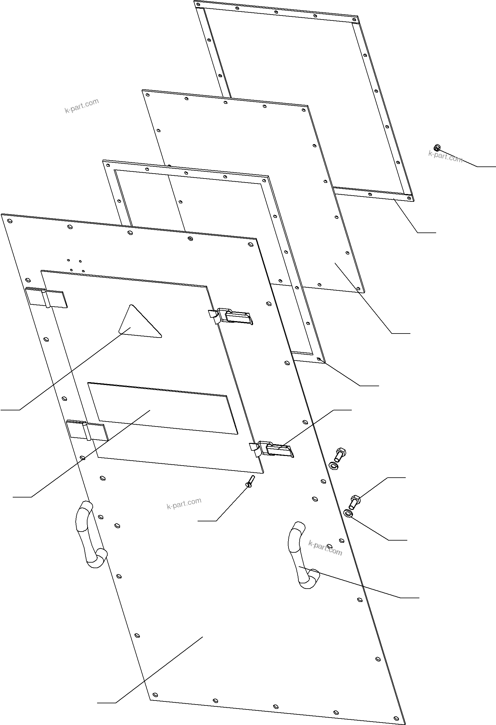 Komatsu parts book diagram for PC8000-6E S/N 12088: JUNCTION BOX