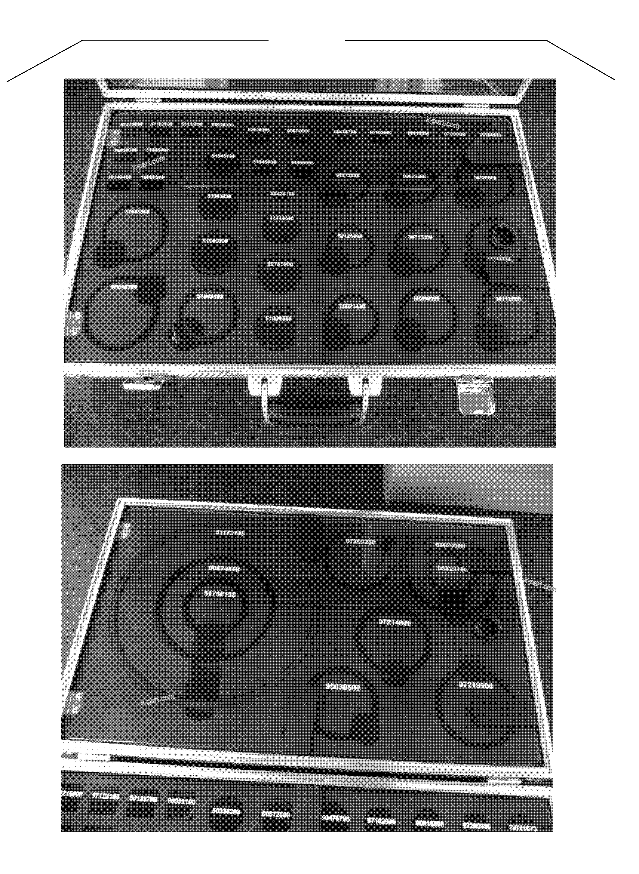 Komatsu parts book diagram for PC8000-11 S/N 12117: O-RING-KIT