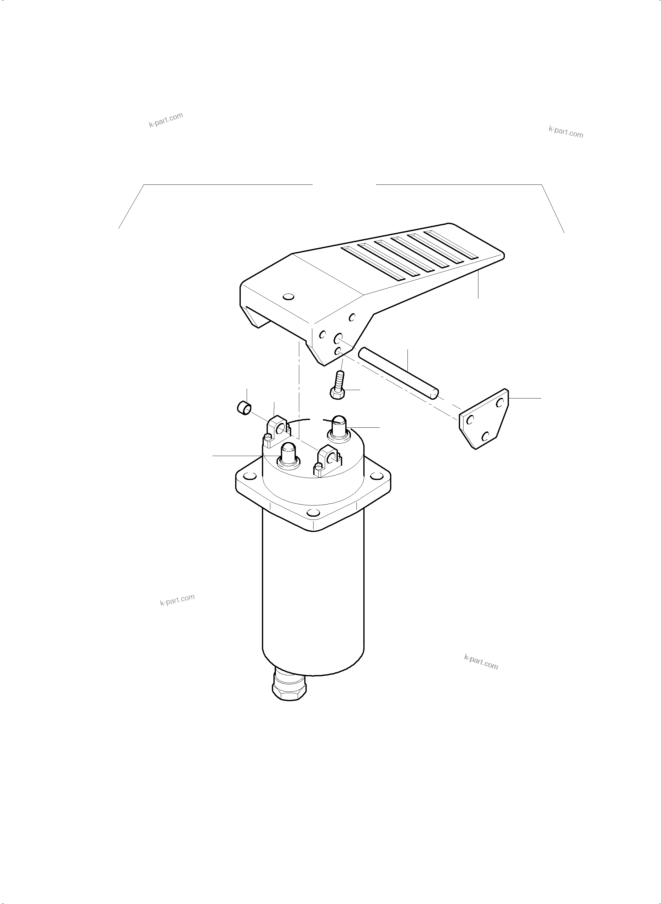 Komatsu parts book diagram for PC8000-11 S/N 12117: MANIPULATOR