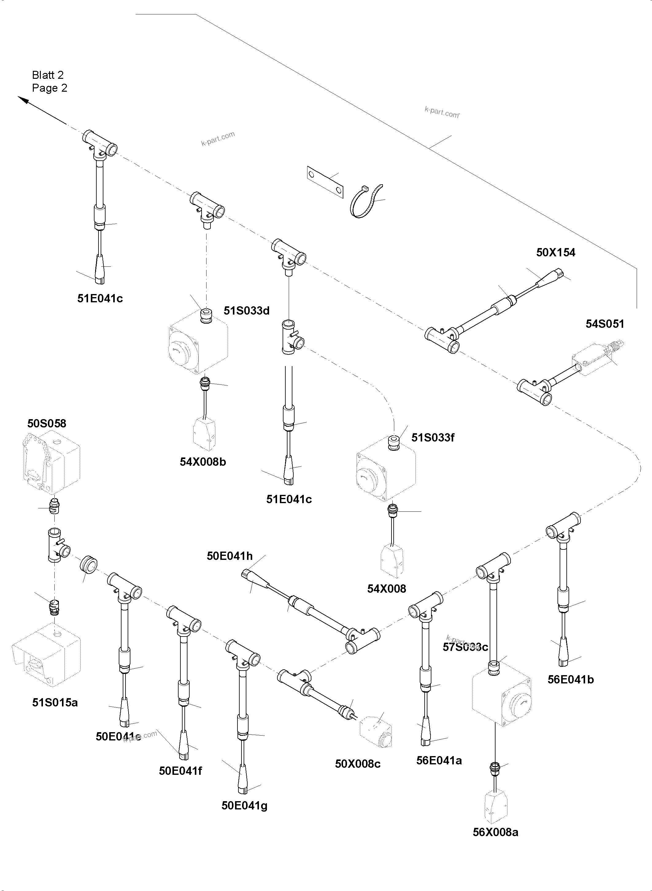 Komatsu parts book diagram for PC8000-11 S/N 12117: LIGHTING EQUIPMENT-MACHINE HOUSE