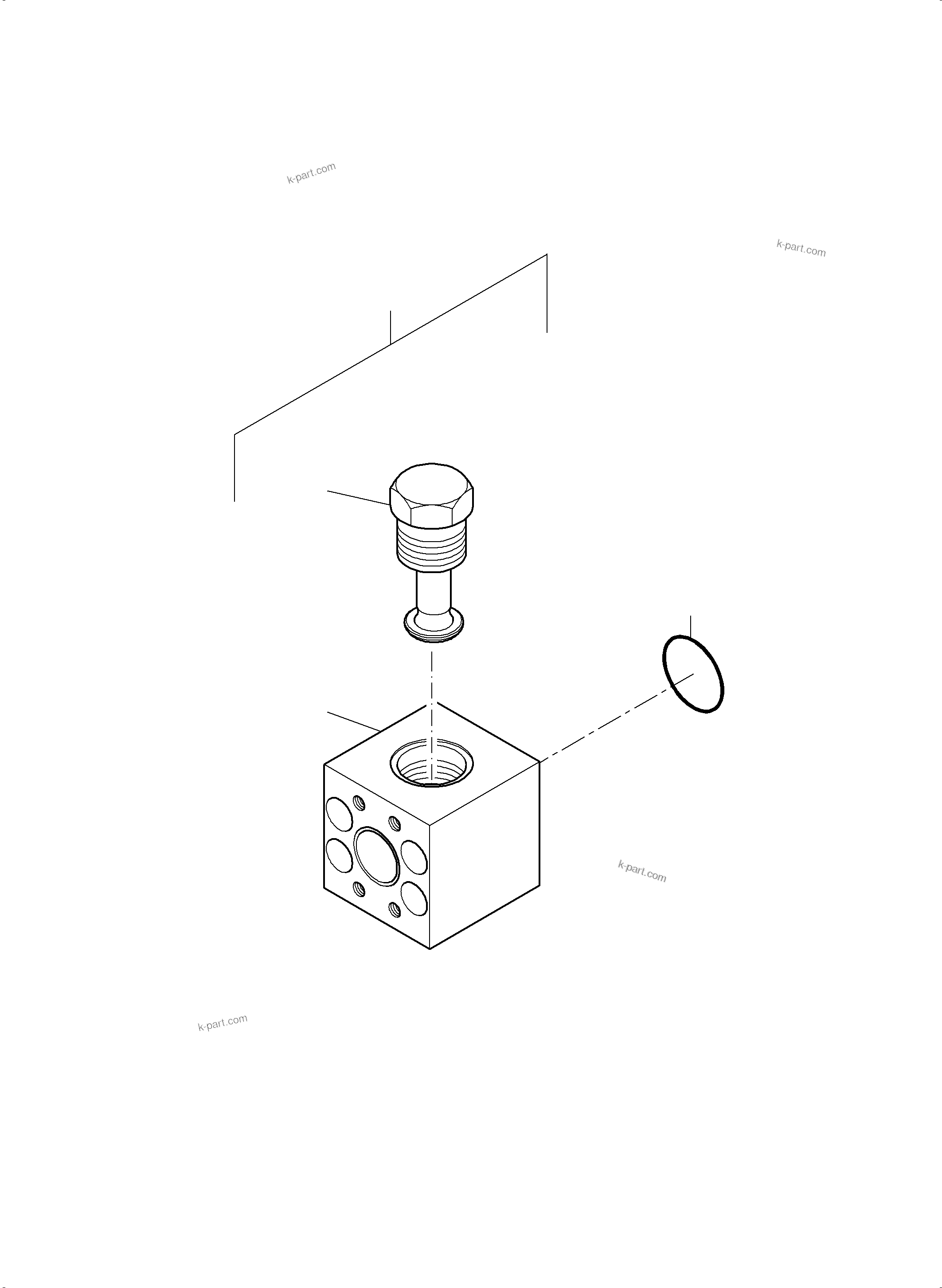 Komatsu parts book diagram for PC8000-11 S/N 12118: VALVE