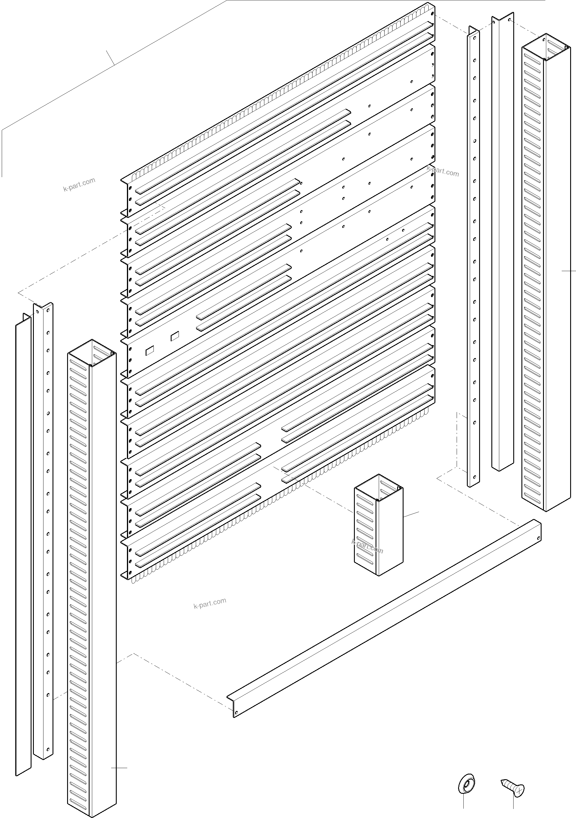 Komatsu parts book diagram for PC8000-11 S/N 12118: SWITCH FRAMING X2 ORT 11