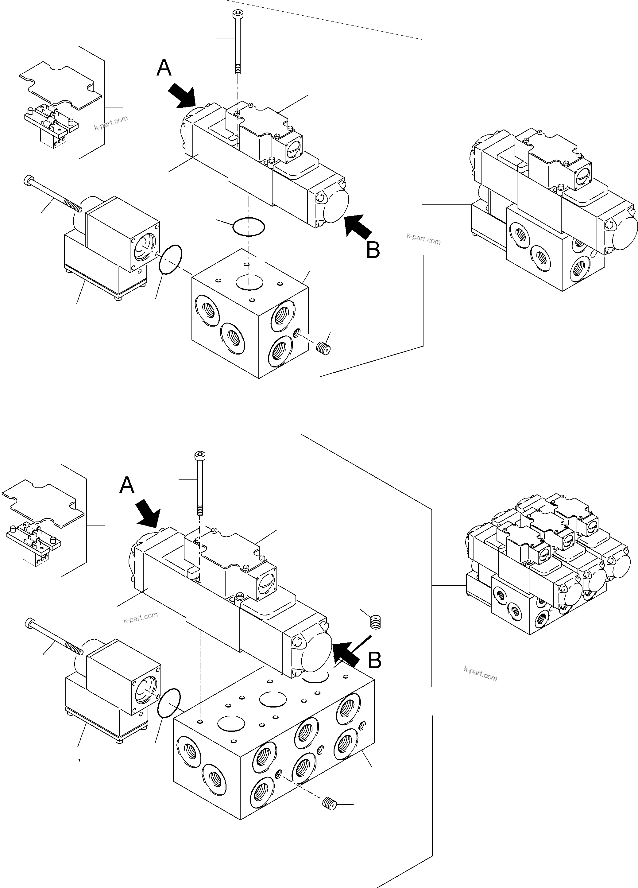 Komatsu parts book diagram for H455-SD S/N 15009: CONTROL PLATE