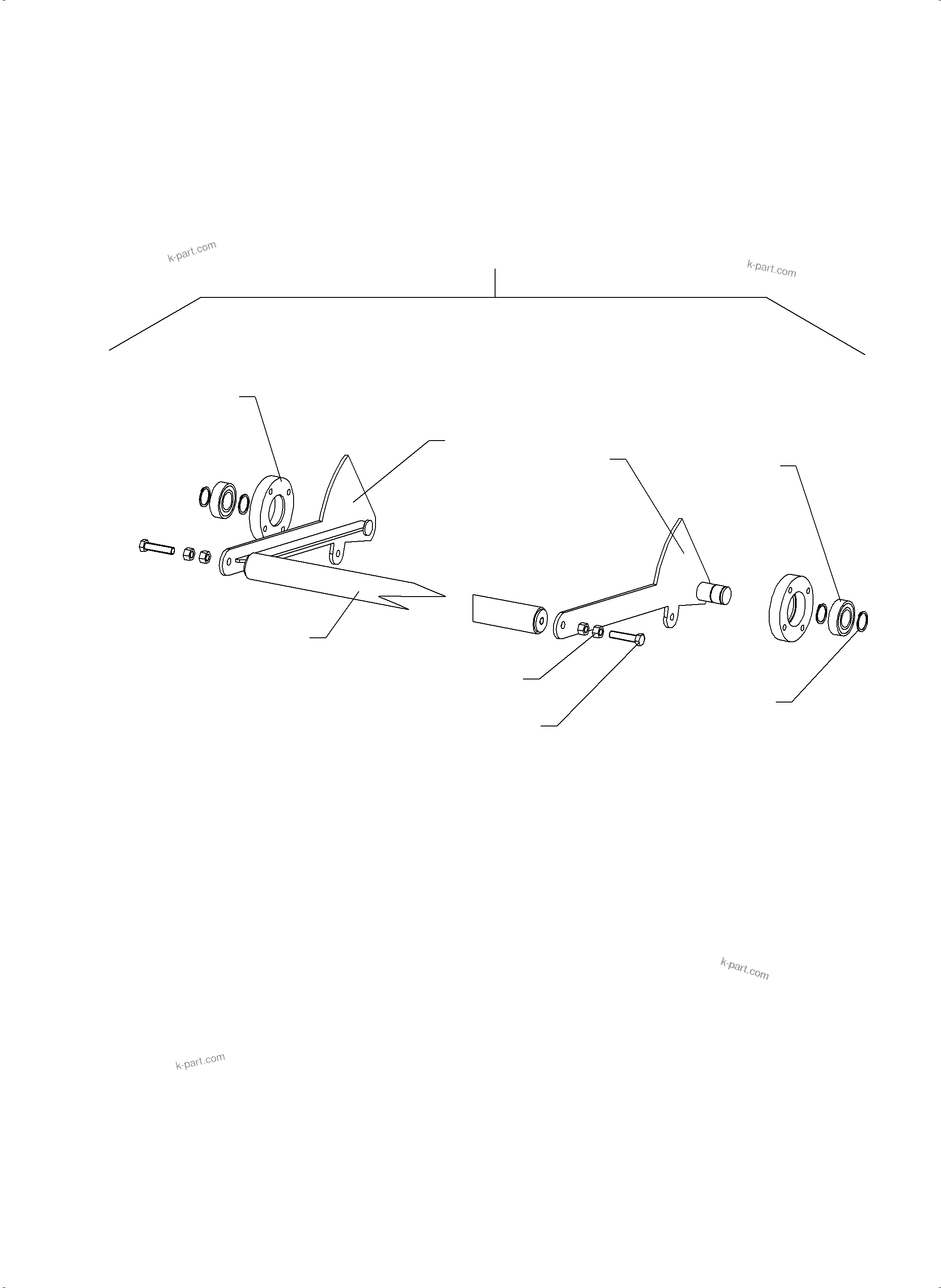 Komatsu parts book diagram for PC5500-6E S/N 15089: AUTOMATIC CUT OFF - CABLE DRUM