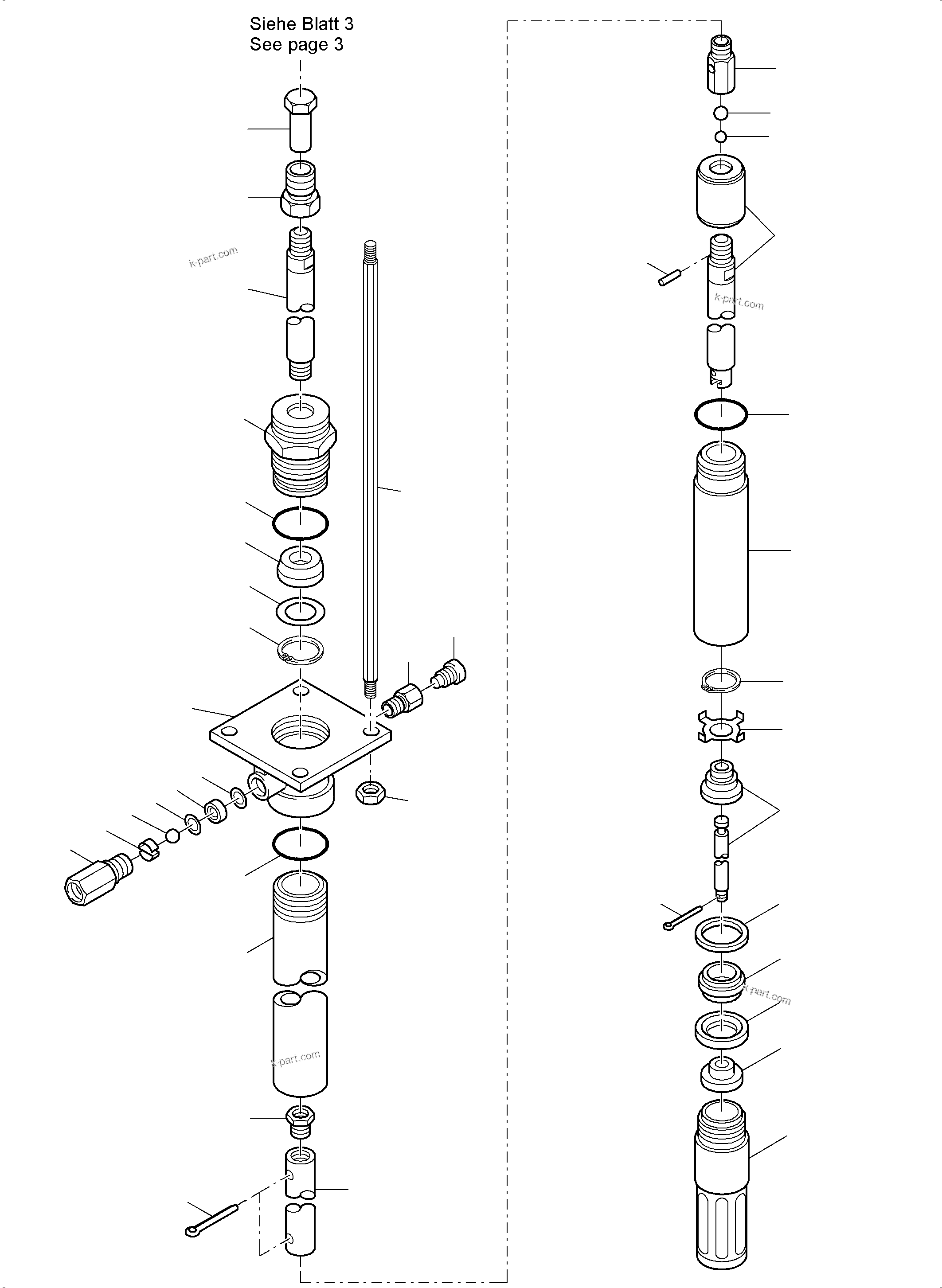 Komatsu parts book diagram for PC5500-6E S/N 15089: LUBE PUMP