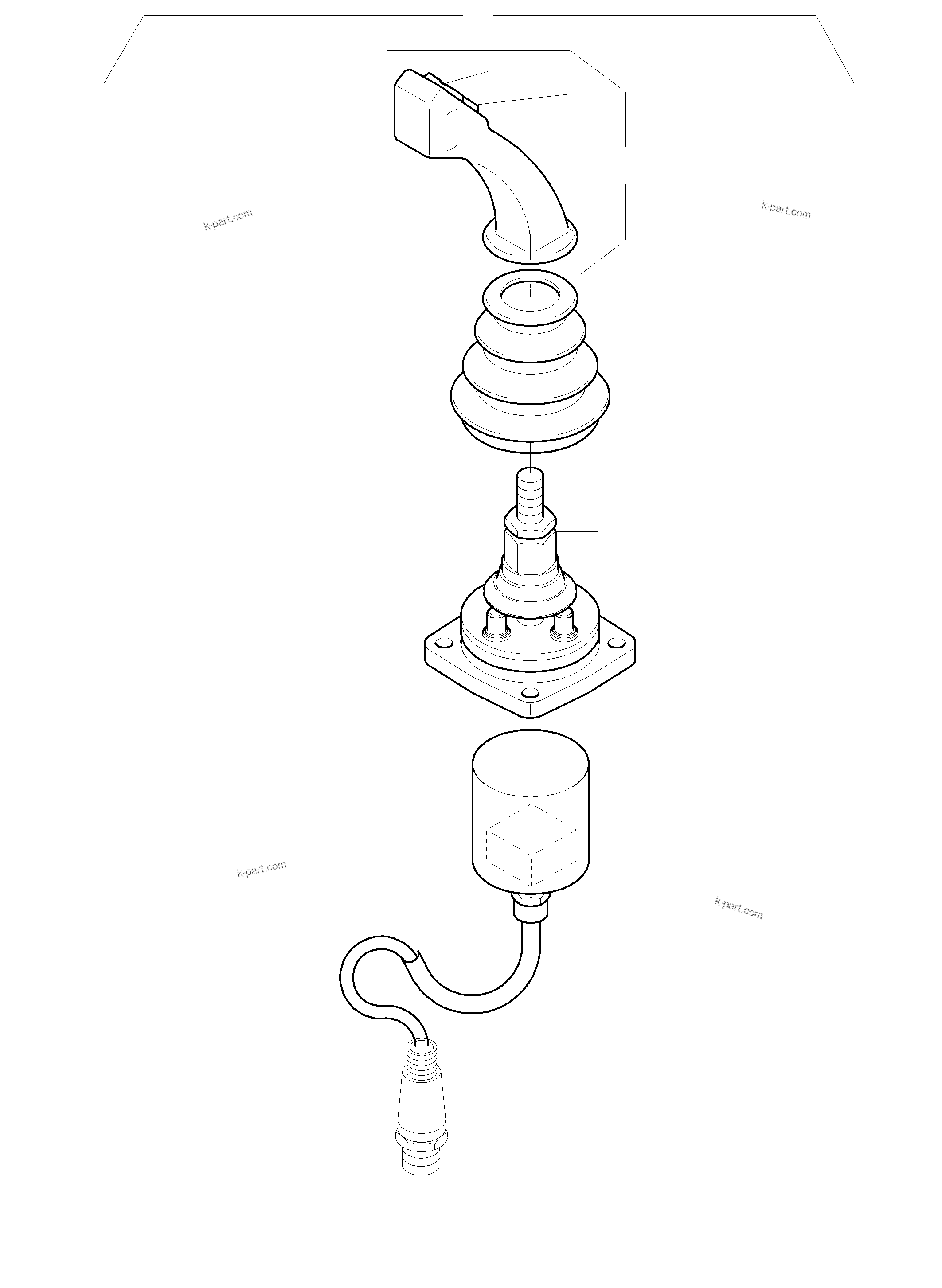 Komatsu parts book diagram for PC5500-6E S/N 15089: MANIPULATOR