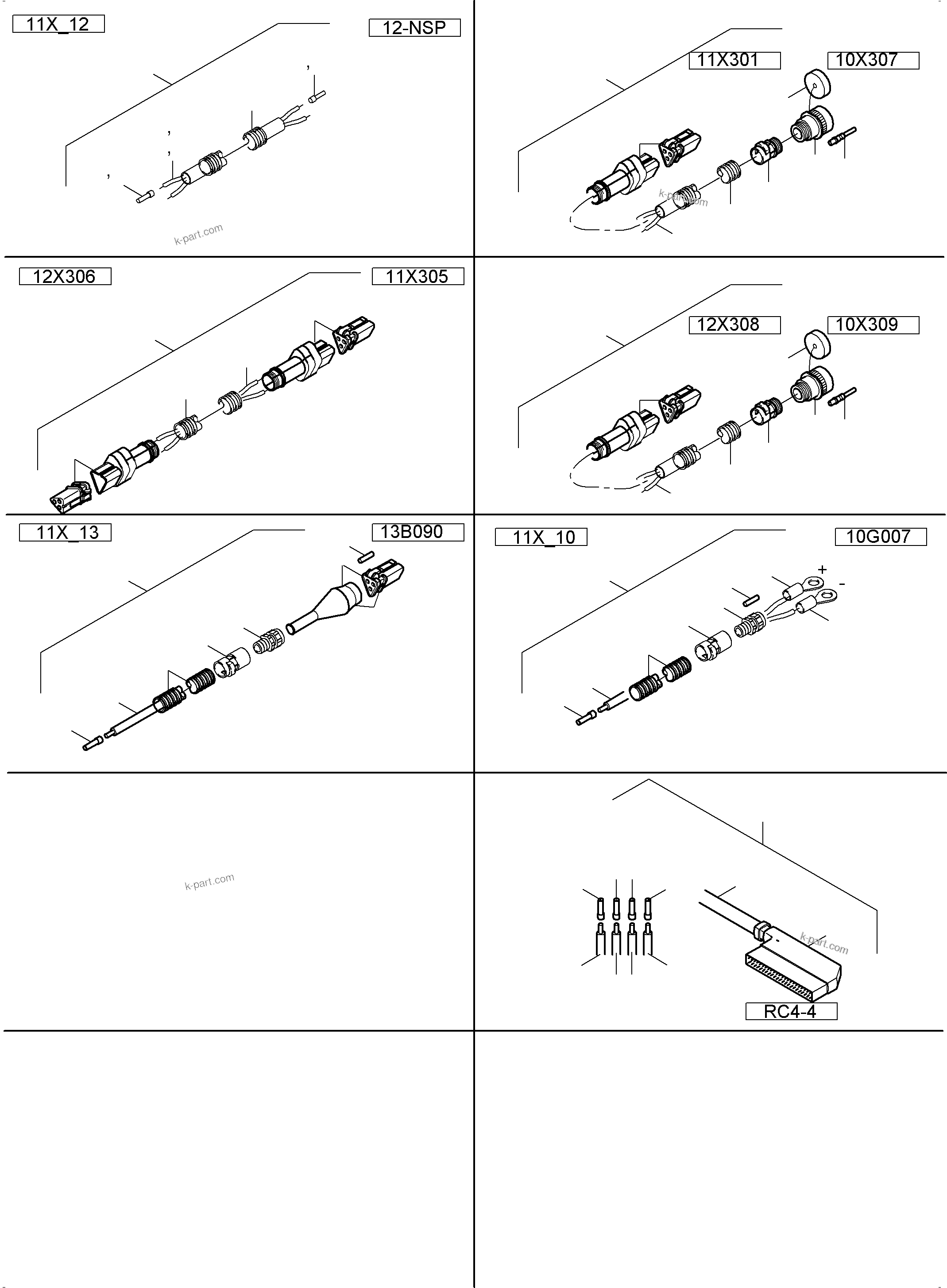 Komatsu parts book diagram for PC5500-6E S/N 15089: CABIN SUPPORT HARNESSES