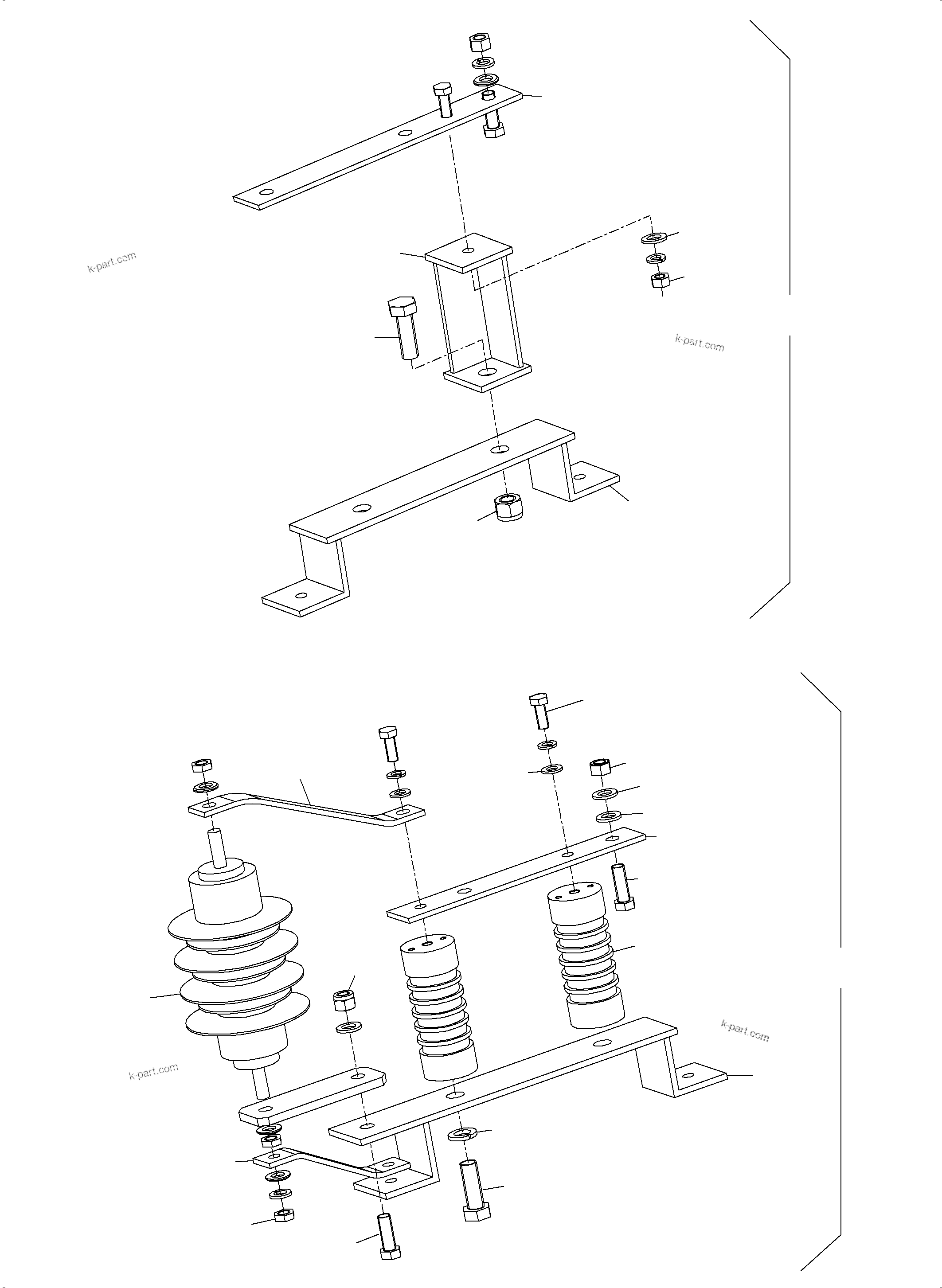 Komatsu parts book diagram for PC5500-6E S/N 15089: JUNCTION BOX