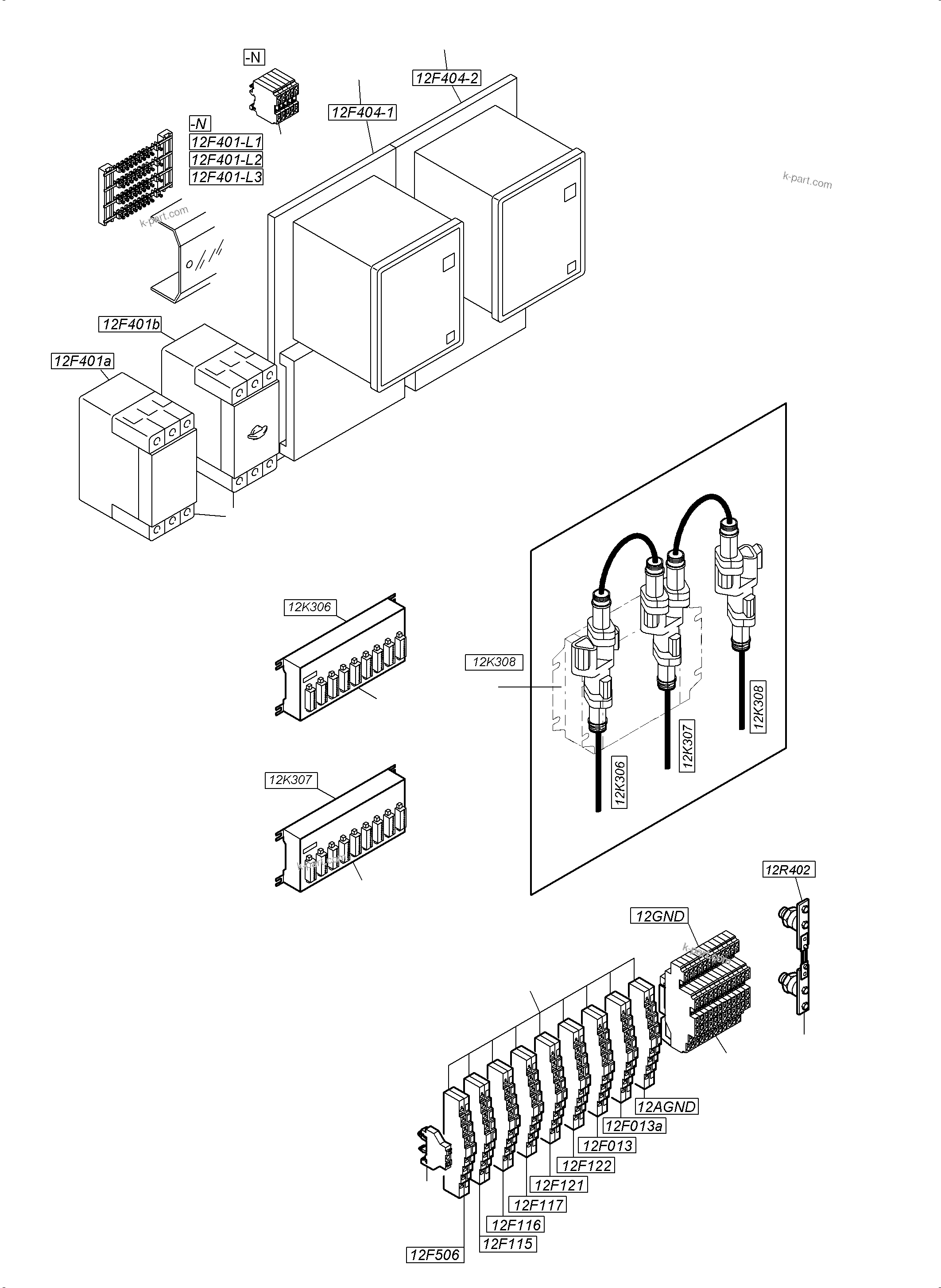 Komatsu parts book diagram for PC5500-6E S/N 15134: MOUNTING PLATE-CAB SUPPORT-LOCATION 12