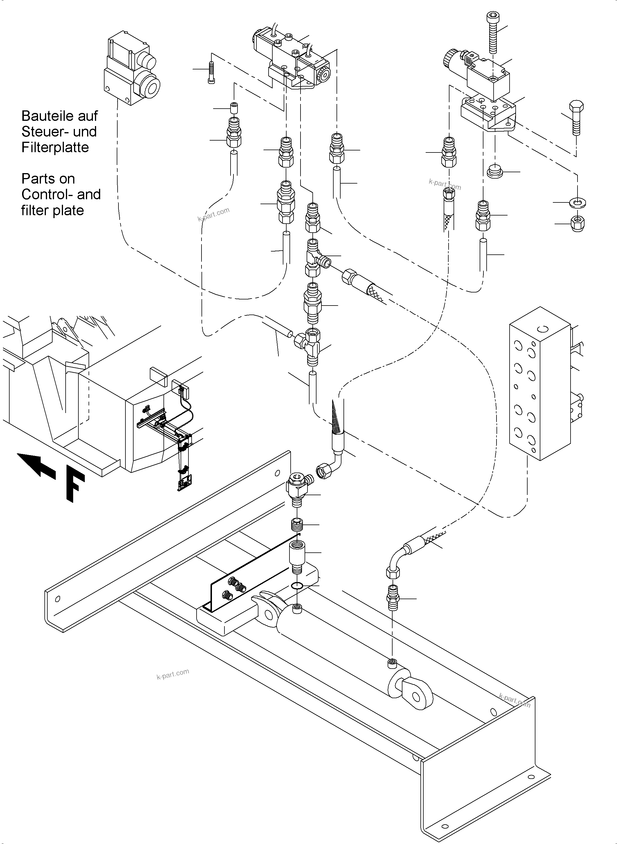 Komatsu parts book diagram for PC5500-6E S/N 15134: REFUELING EQUIPMENT ELECTRIC SHOVEL
