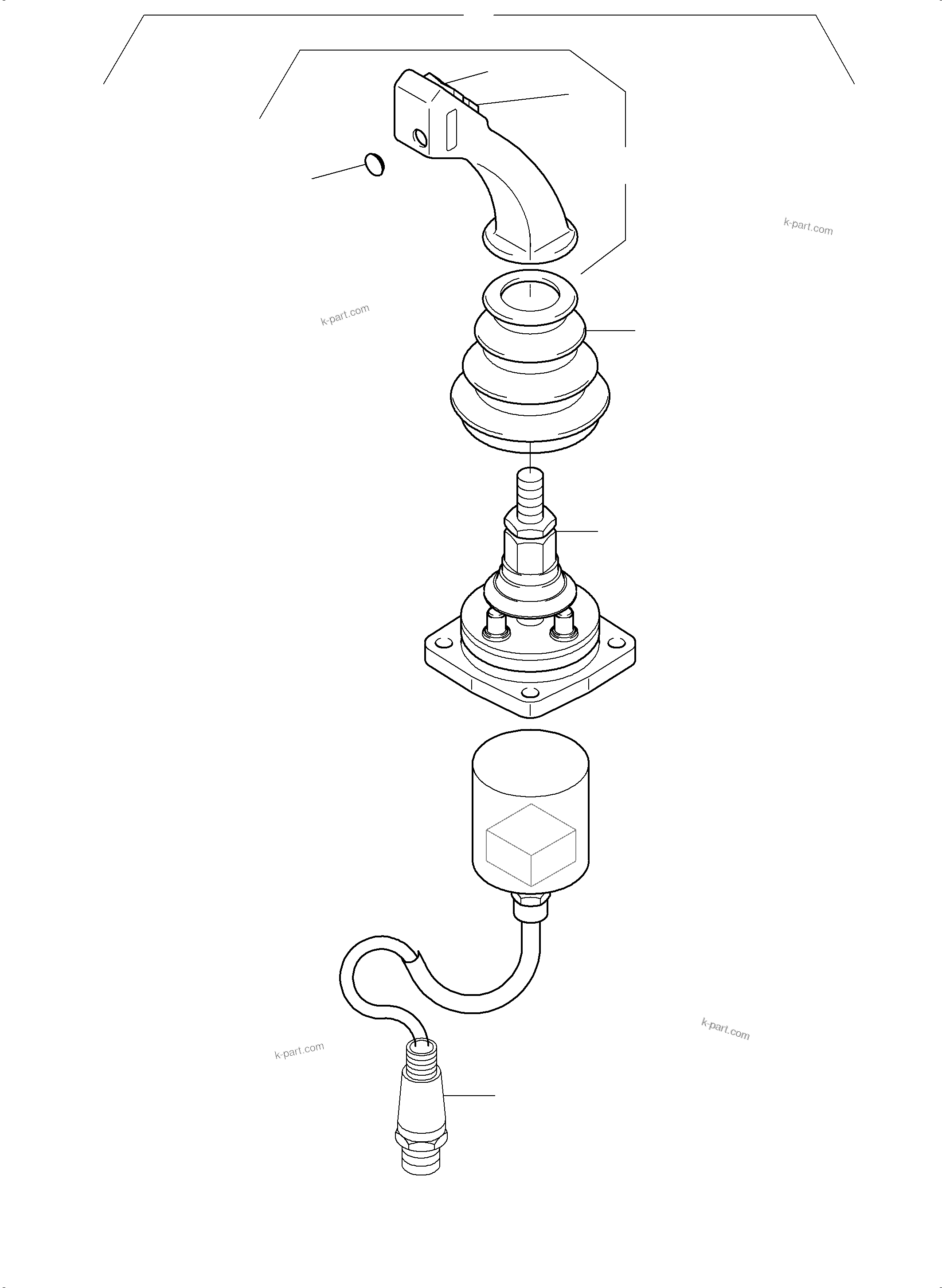 Komatsu parts book diagram for PC5500-6 S/N 15149: MANIPULATOR