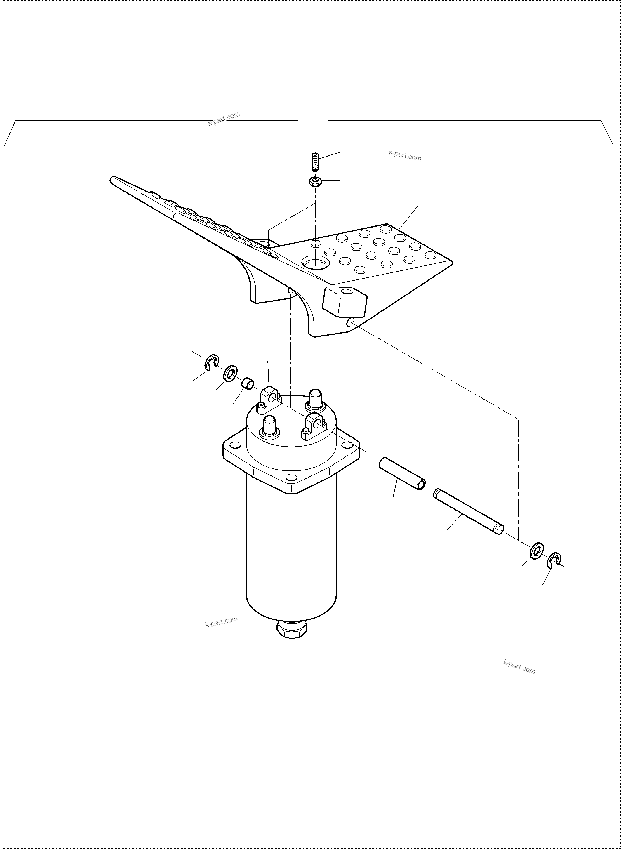 Komatsu parts book diagram for PC 7000-6E 35 003 11.06.2019: MANIPULATOR