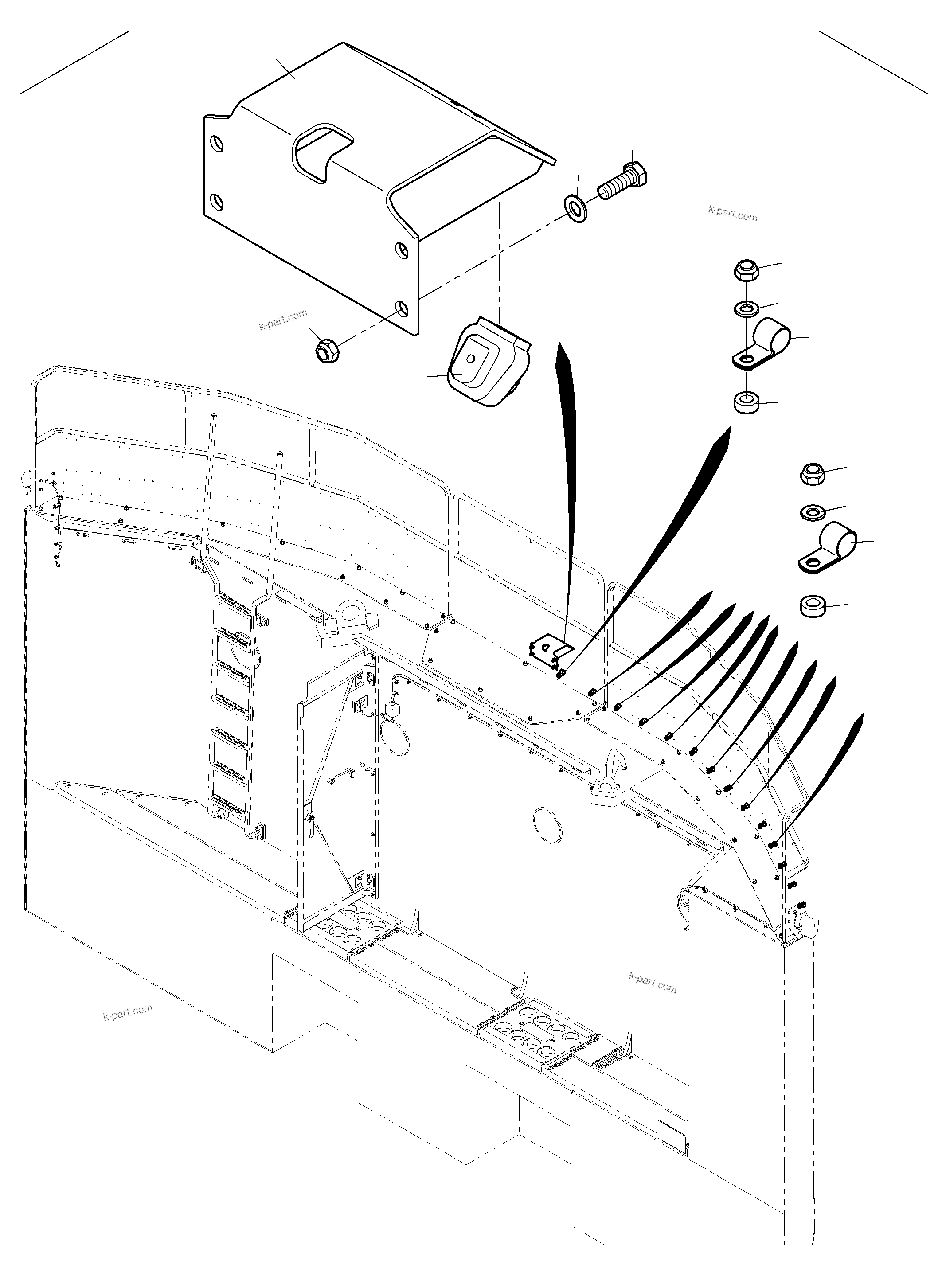 Komatsu parts book diagram for PC 7000-6E 35 003 11.06.2019: CAMERASYSTEM