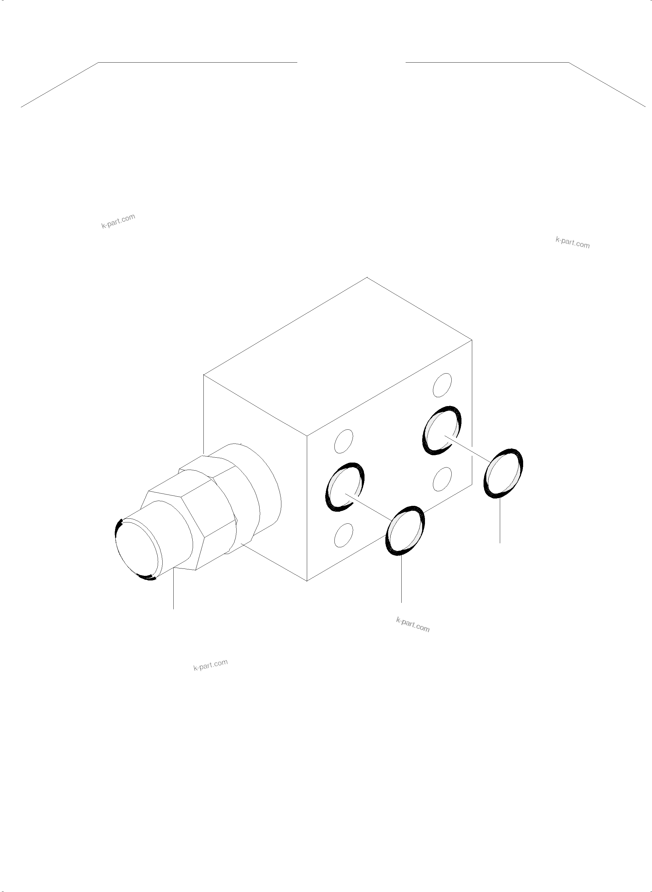 Komatsu parts book diagram for PC 7000-6E 35 003 11.06.2019: PRESSURE RELIEF VALVE