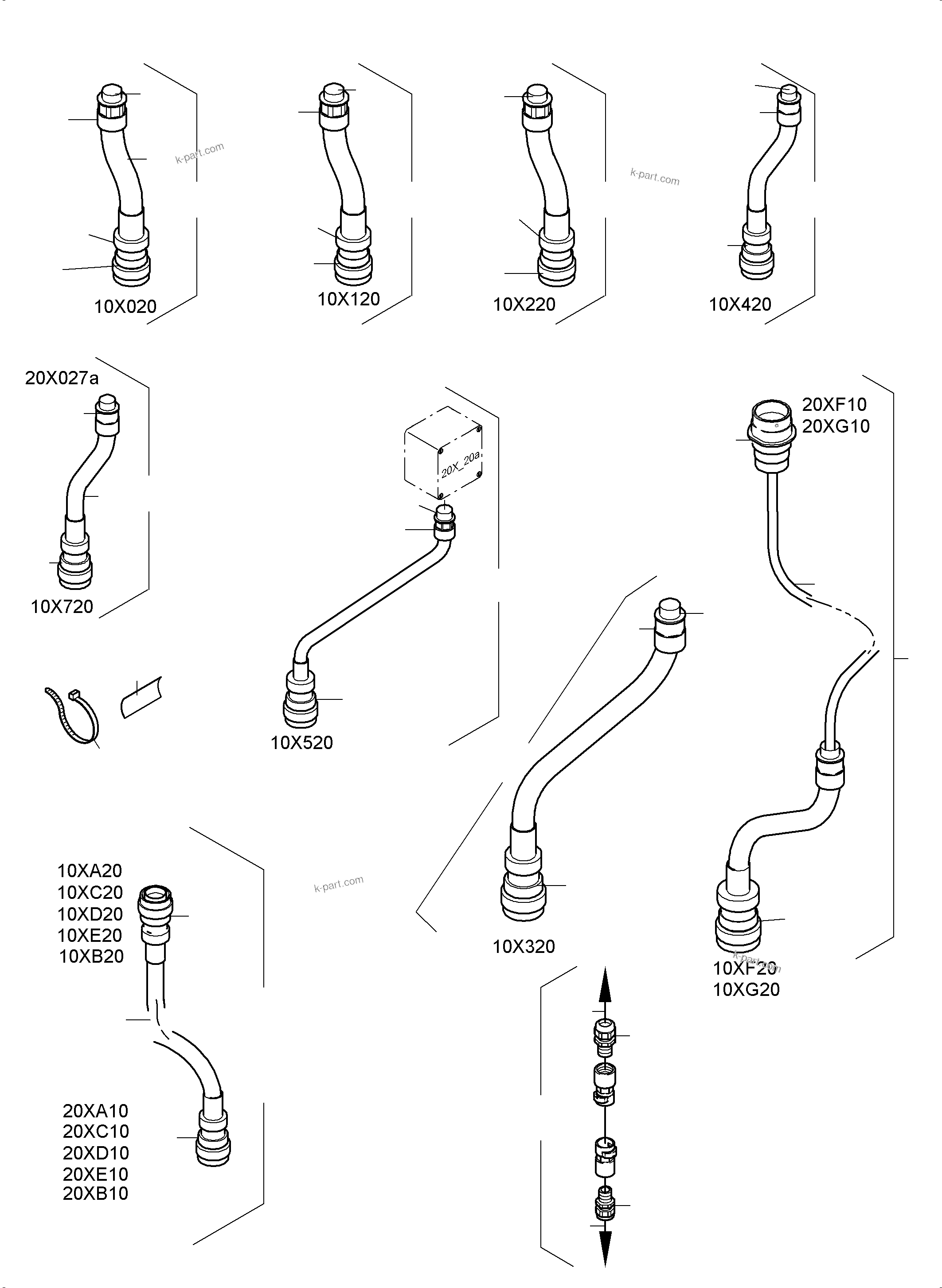 Komatsu parts book diagram for PC 7000-6E 35 003 11.06.2019: CABIN-HARNESSES-ELECTRIC-CSA