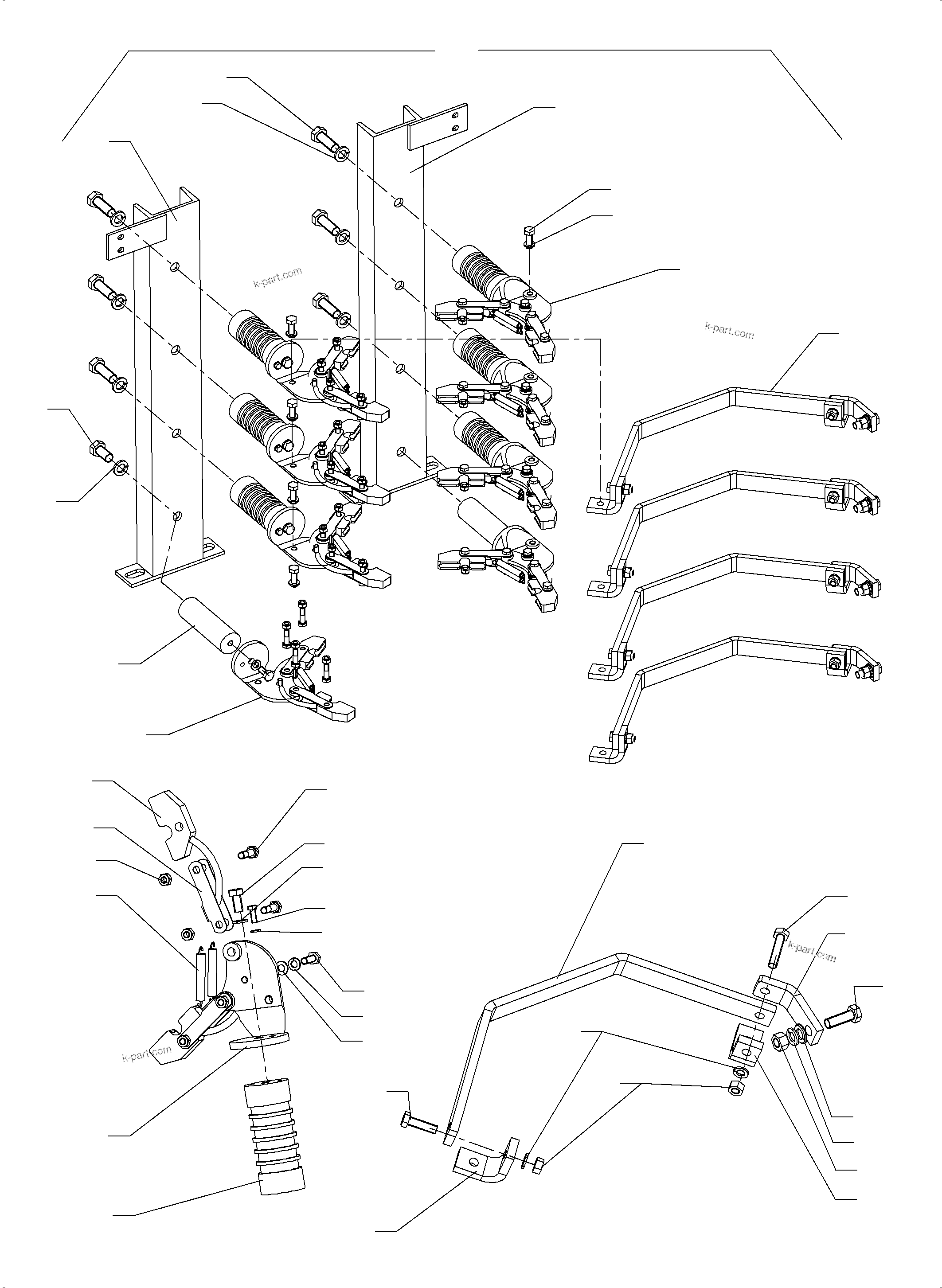 Komatsu parts book diagram for PC3000-6E S/N 46231: CURRENT SUPPLY UNIT
