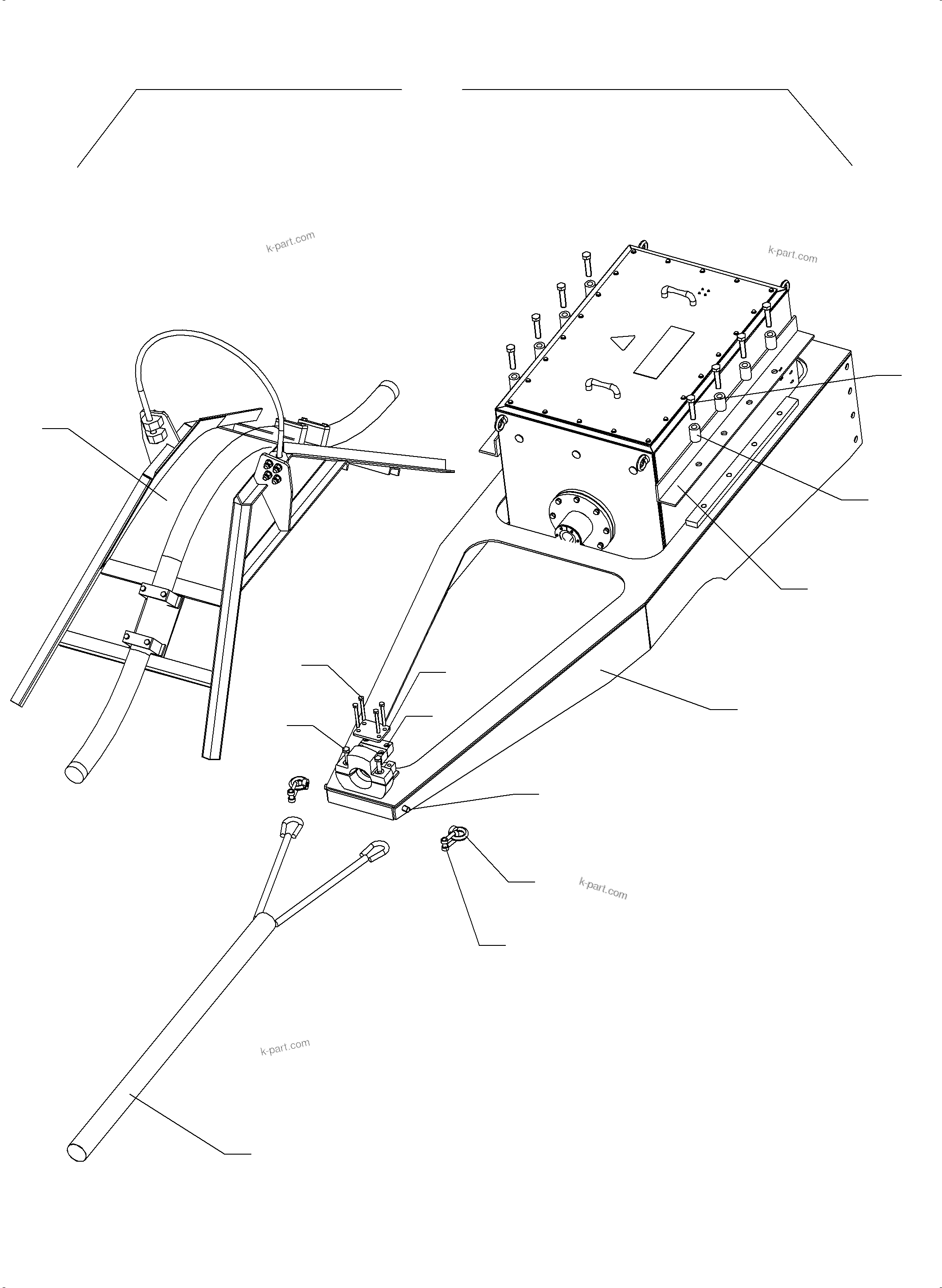 Komatsu parts book diagram for PC3000-6E S/N 46231: CABLE SUPPLY