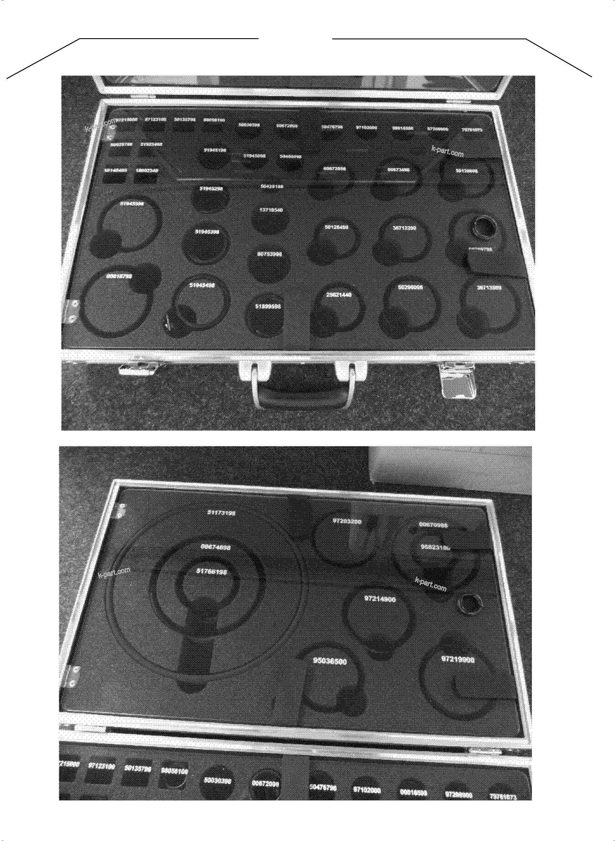 Komatsu parts book diagram for PC3000-6 S/N 46247: O-RING-KIT