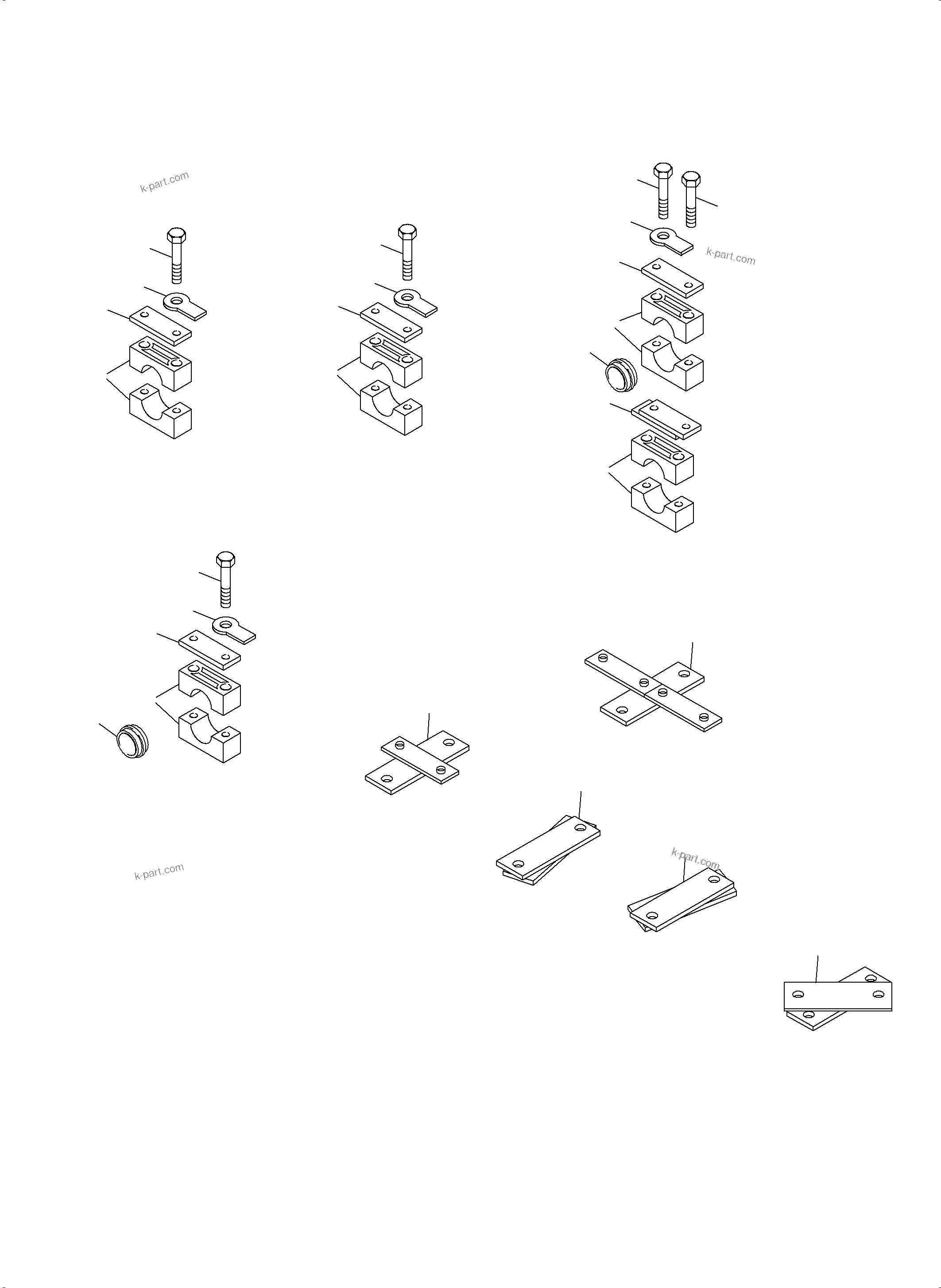 Komatsu parts book diagram for PC3000-6 S/N 46247: RETURN LINES - MANIFOLD (BE)