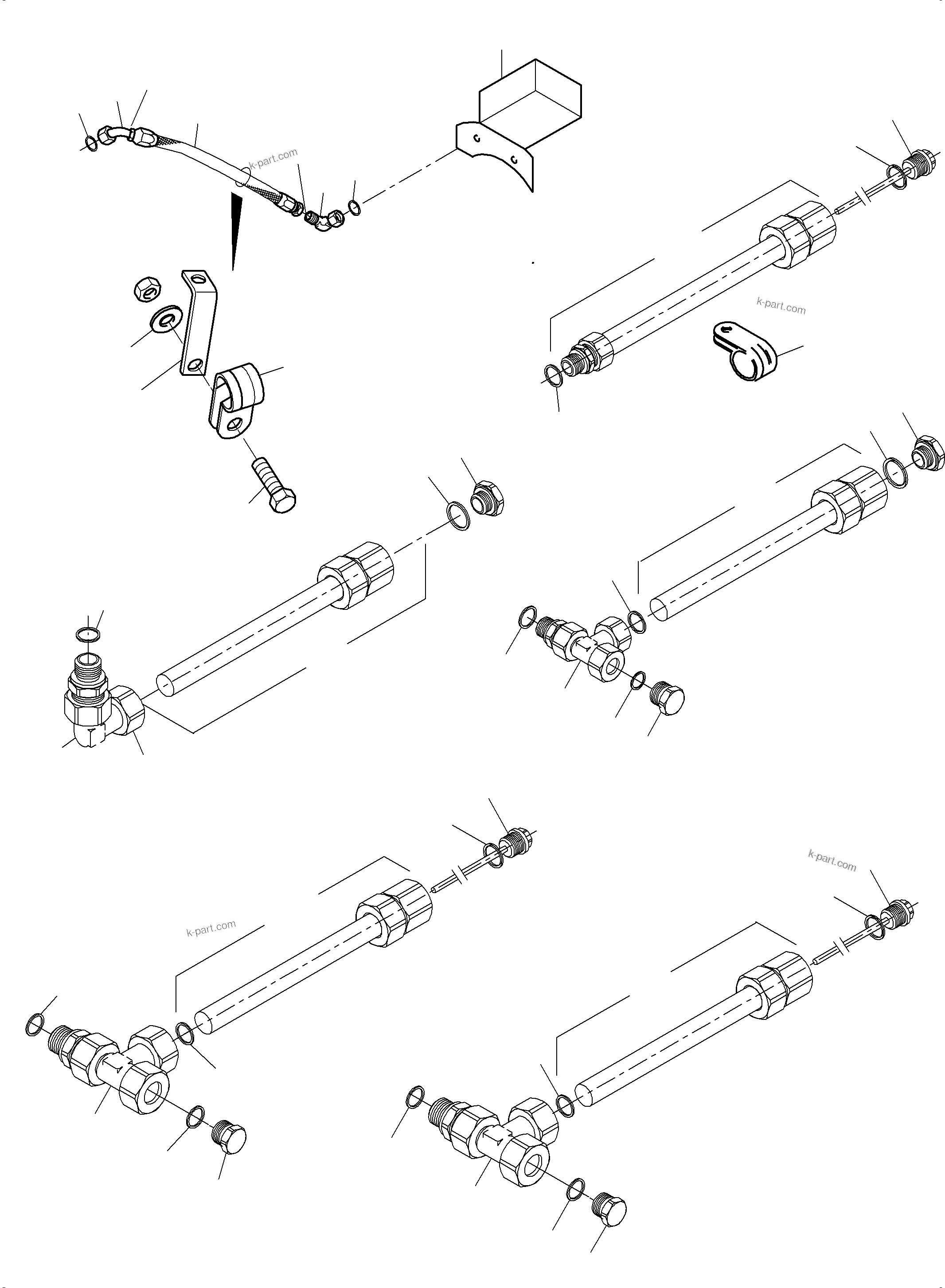 Komatsu parts book diagram for PC3000-6 S/N 46252: SLEW GEAR