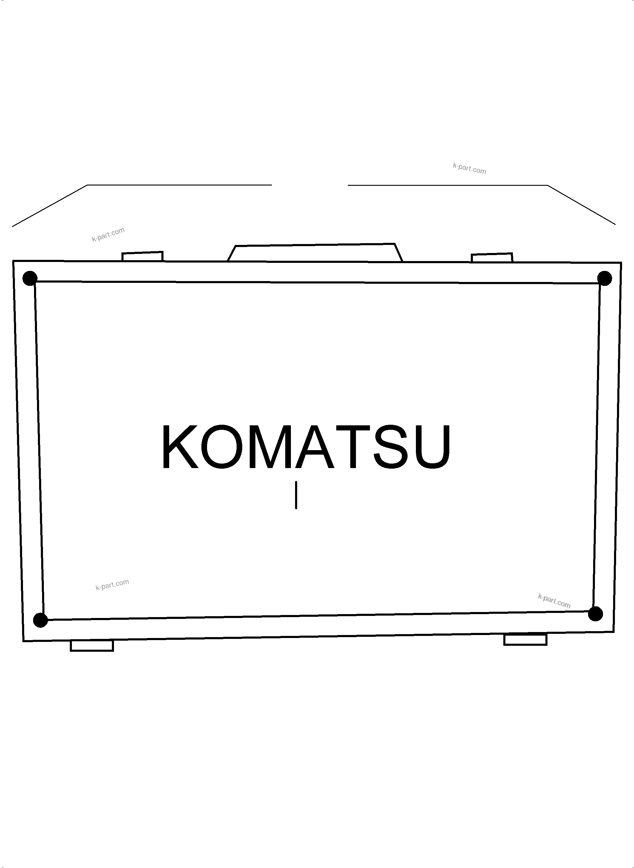 Komatsu parts book diagram for PC4000-6 S/N 58125: UNION KIT