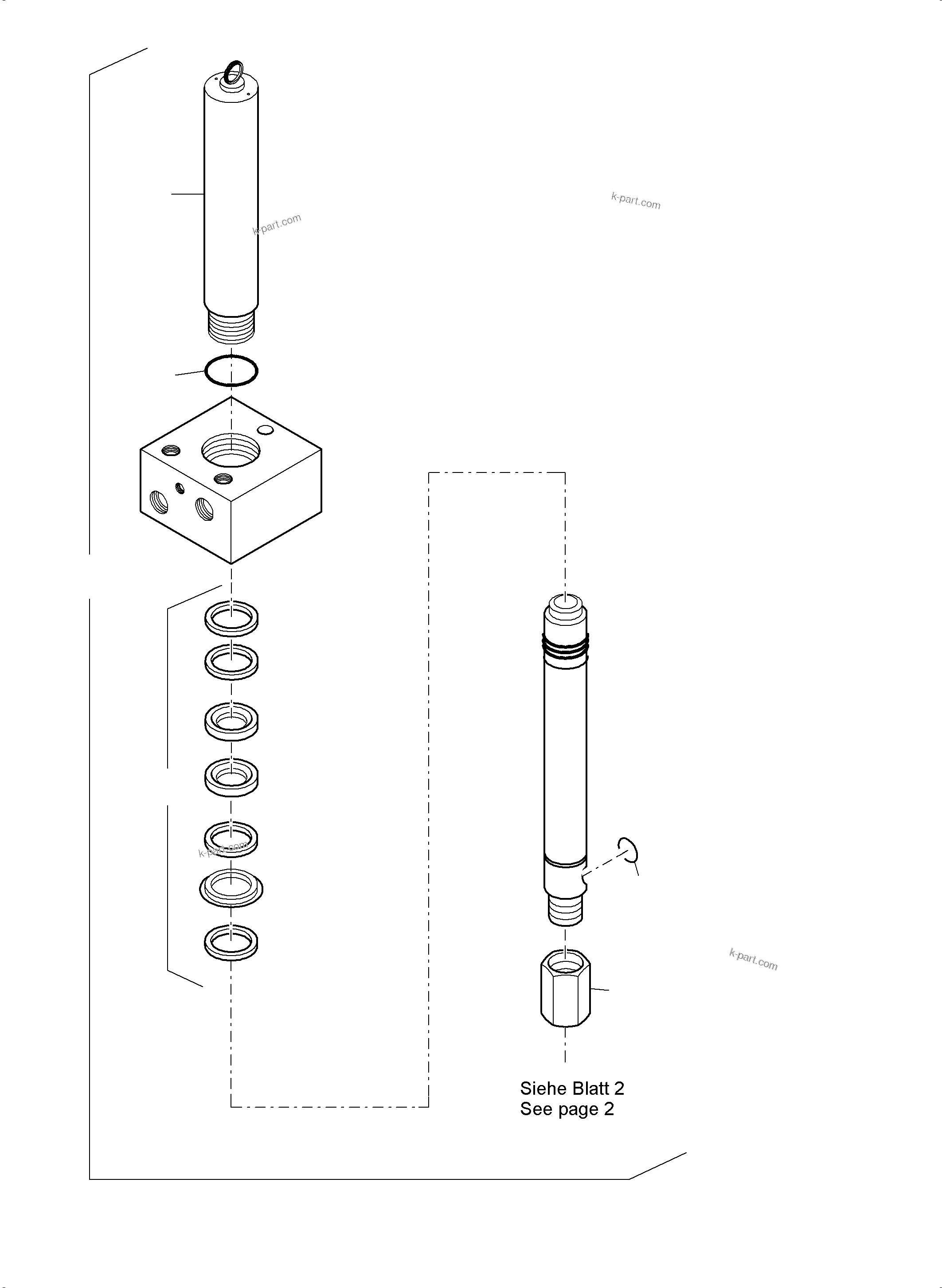 Komatsu parts book diagram for PC4000-6 S/N 58132: LUBE PUMP