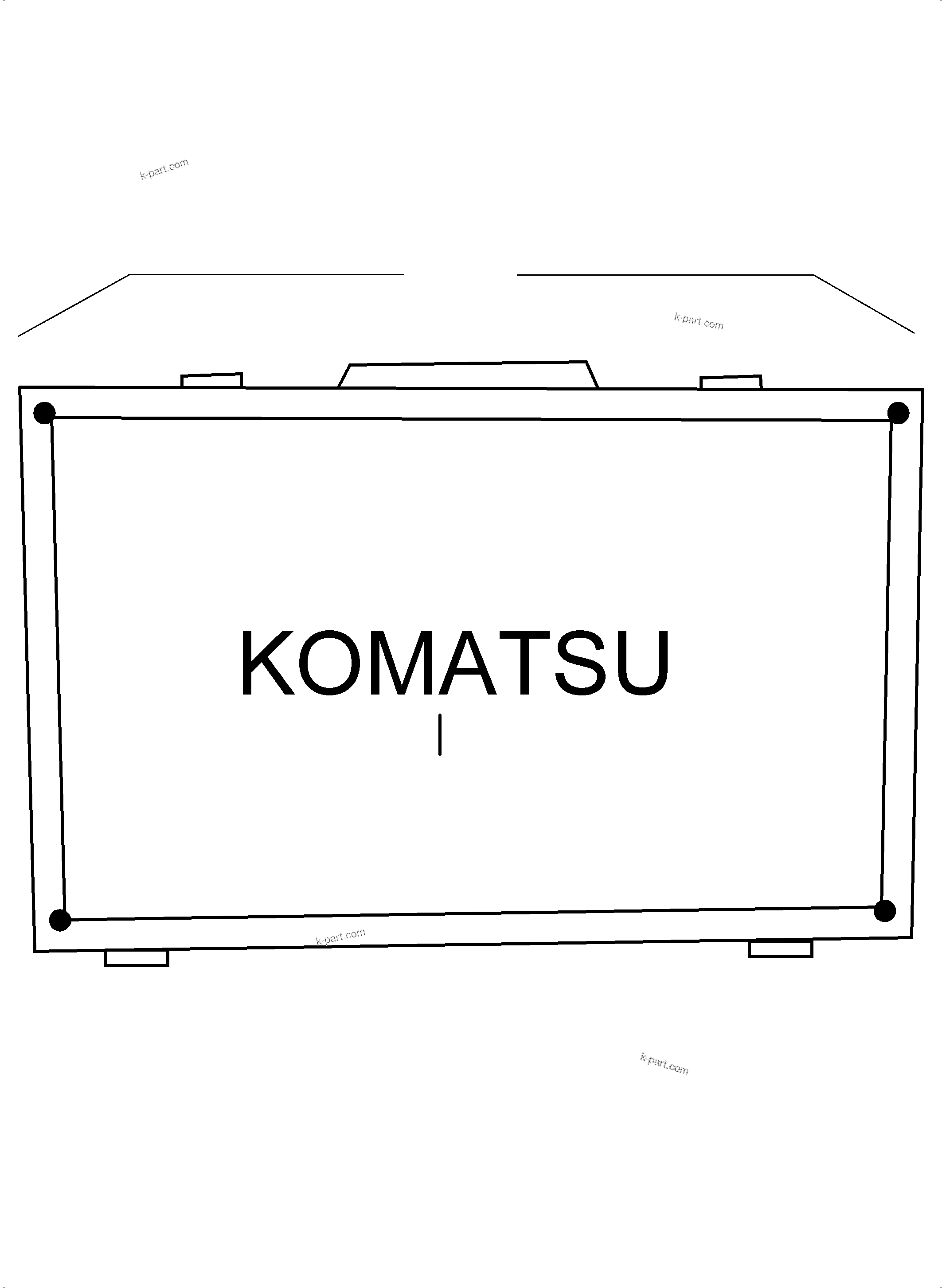 Komatsu parts book diagram for PC4000-6 S/N 58132: UNION KIT