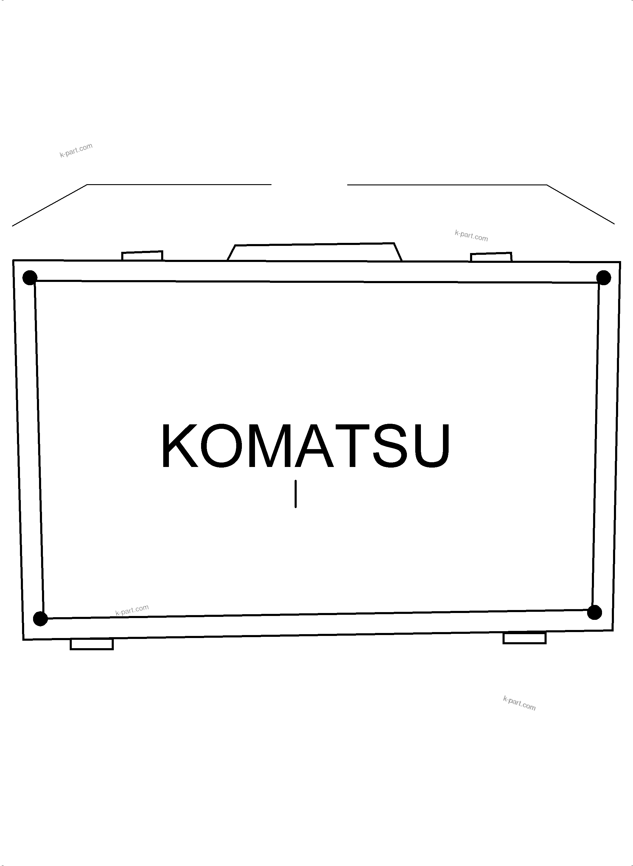 Komatsu parts book diagram for PC4000-6 S/N 58137: UNION KIT
