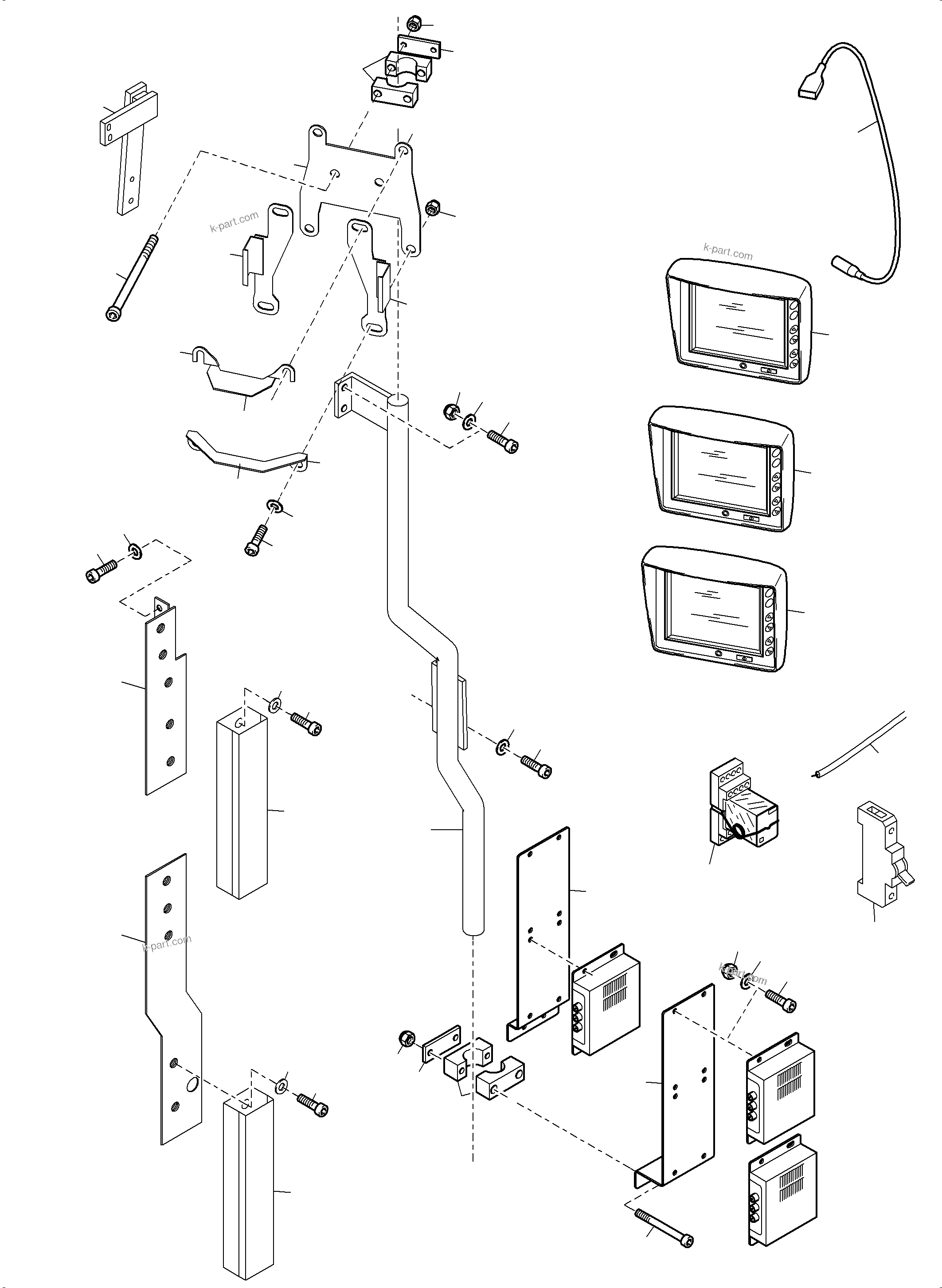 Komatsu parts book diagram for PC4000-6 S/N 58137: CAMERASYSTEM X2