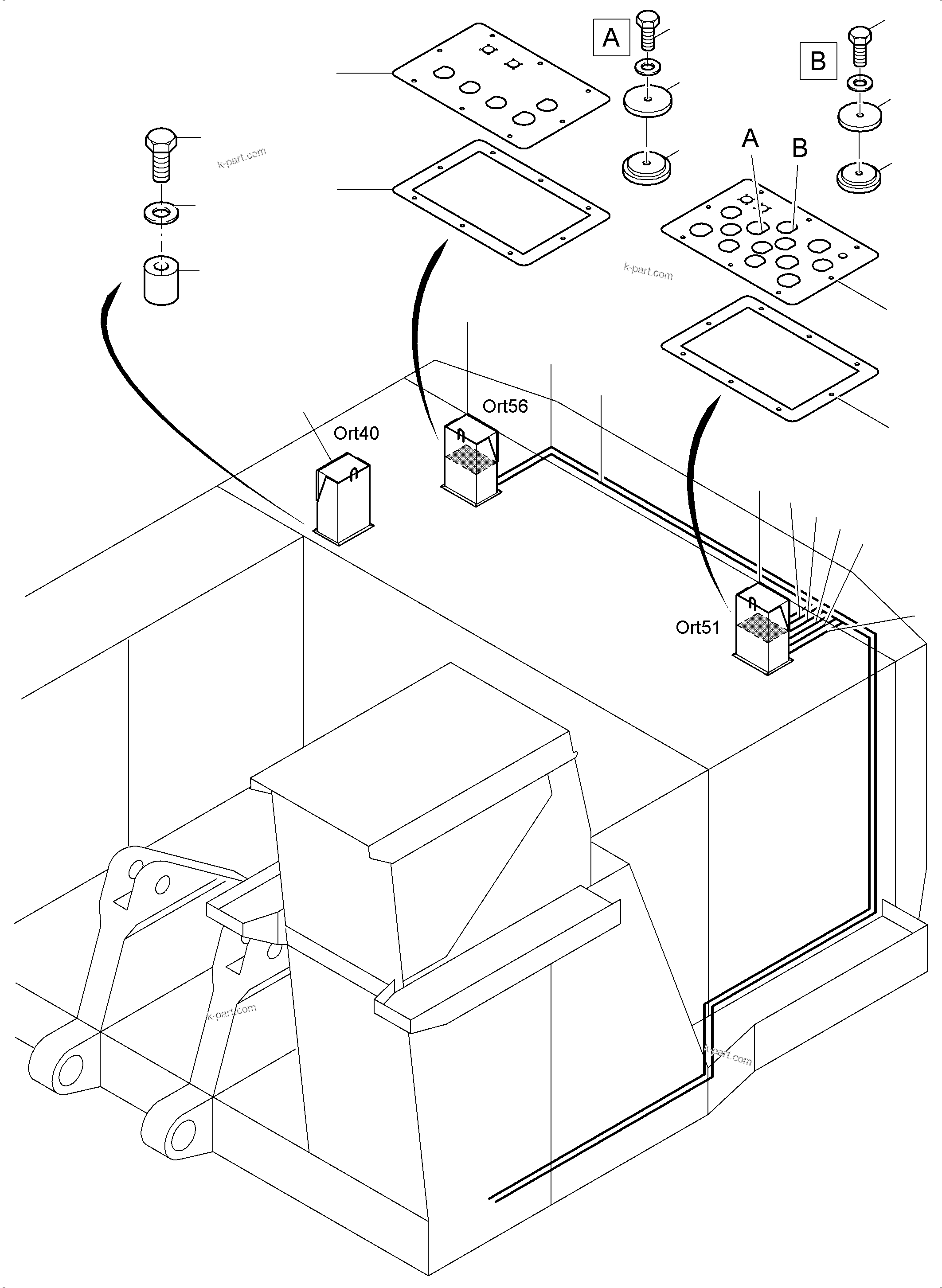 Komatsu parts book diagram for PC4000-6 S/N 58137: E-PARTS CONTROLLER
