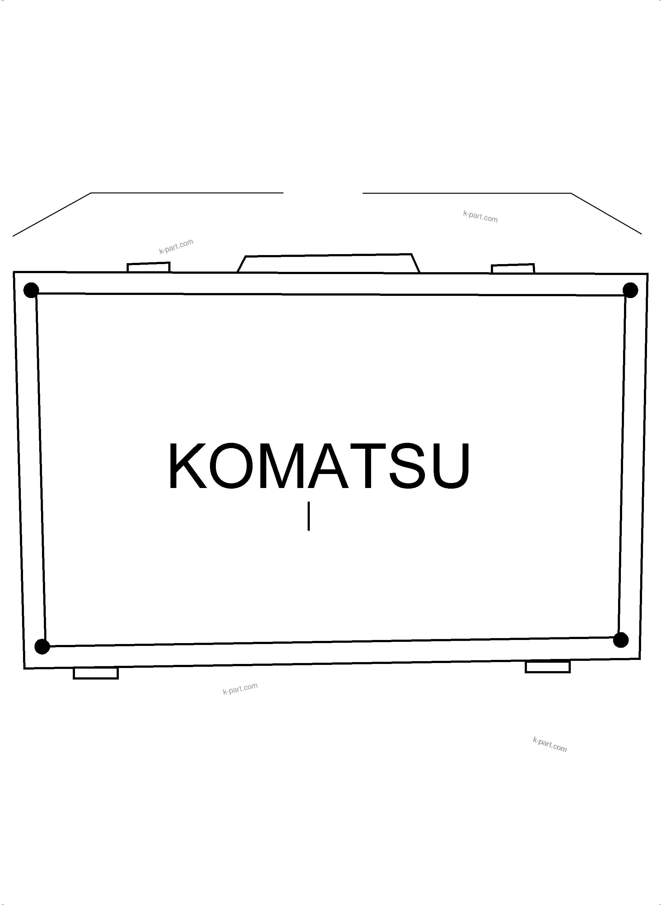 Komatsu parts book diagram for PC4000-6 S/N 58141: UNION KIT