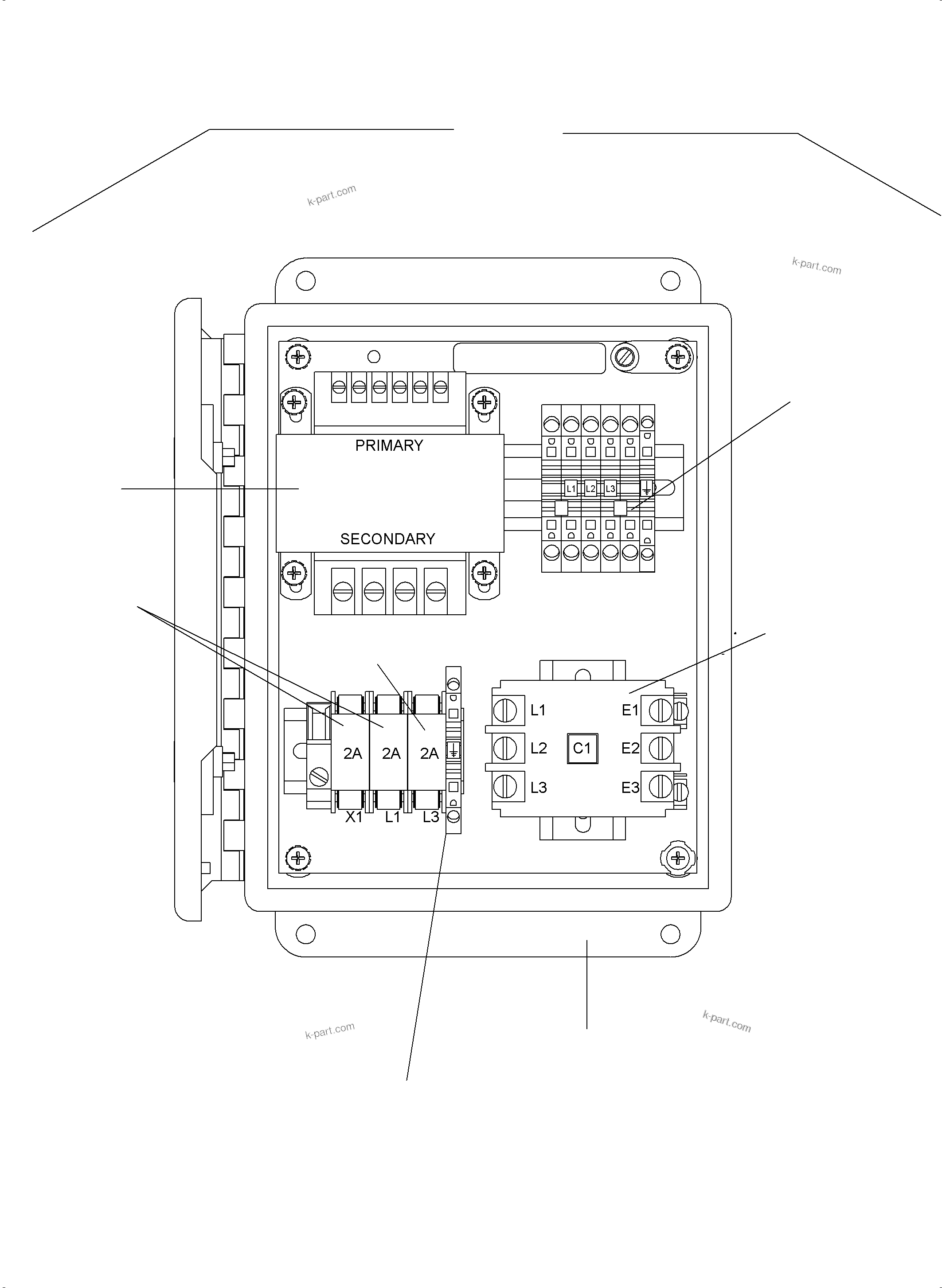 Komatsu parts book diagram for PC4000-6 S/N 58141: WATER HEATING