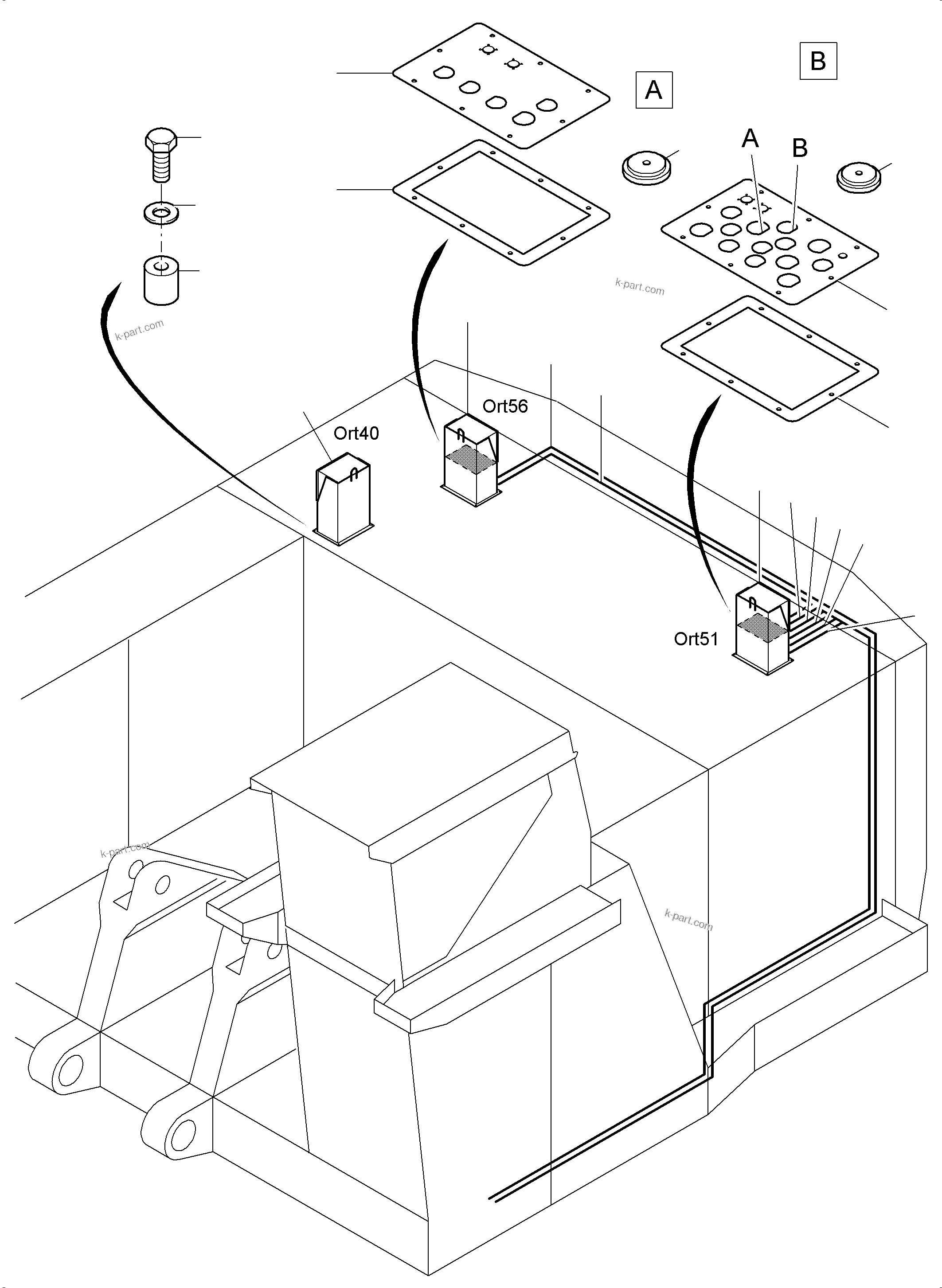 Komatsu parts book diagram for PC4000-6 S/N 58141: E-PARTS CONTROLLER