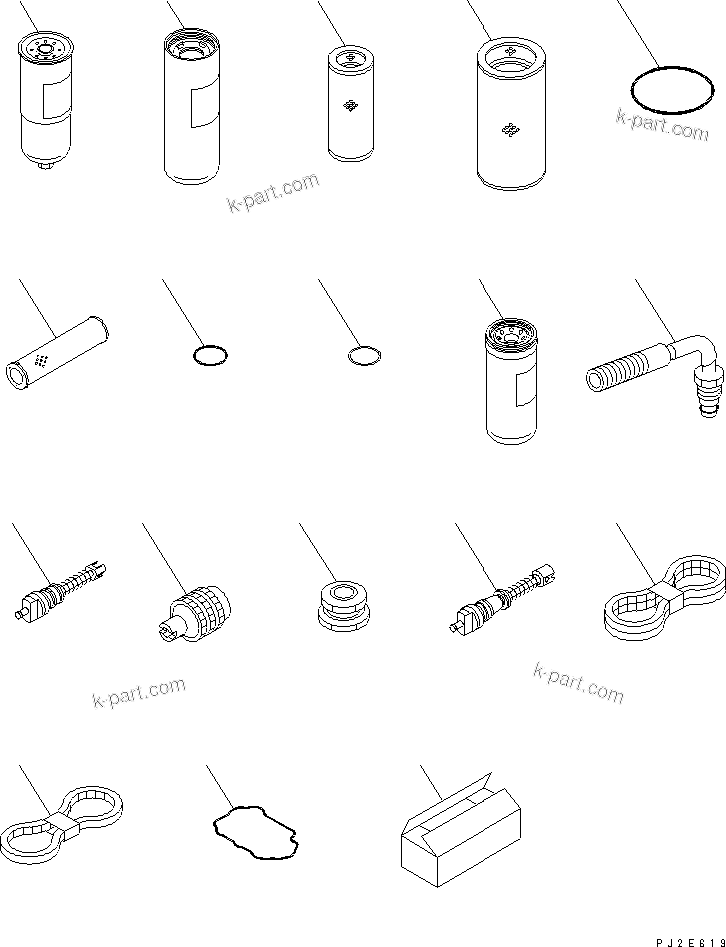Komatsu parts book diagram for HM300-1L S/N A10001-UP: SPARE PARTS
