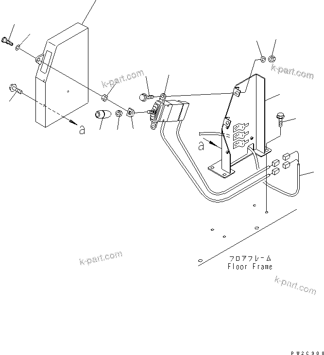 Komatsu parts book diagram for HM350-1L S/N A10001-UP: DUMP CONTROL
