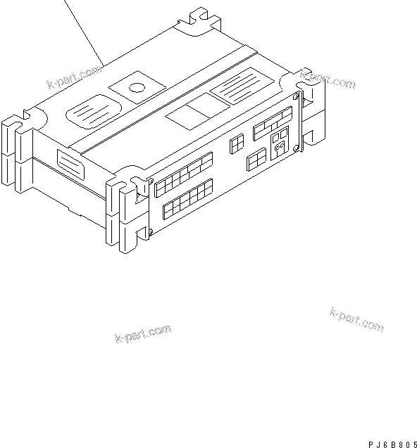 Komatsu parts book diagram for HM400-1L S/N A10001-UP: ENGINE CONTROLLER