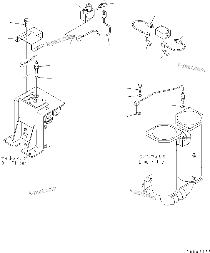 Komatsu parts book diagram for HM400-1L S/N A10001-UP: TRANSMISSION (ELECTRICAL SYSTEM)
