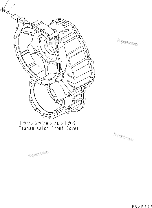 Komatsu parts book diagram for HM400-1L S/N A10001-UP: BRAKE COOLING PIPING (PLUG) (FOR TRANSMISSION)