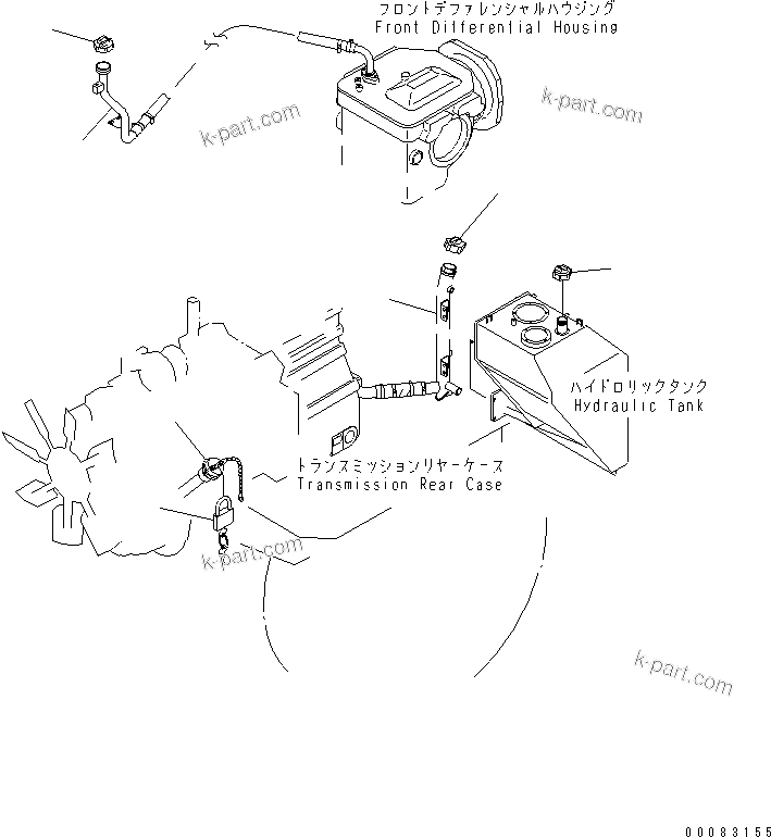 Komatsu parts book diagram for HM400-1L S/N A10001-UP: VANDALISM PROTECTION