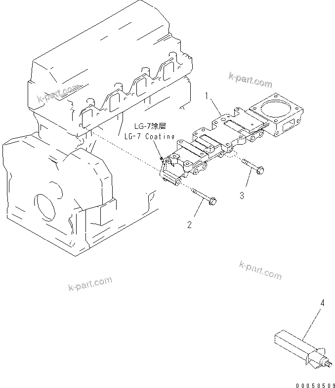 Komatsu parts book diagram for SAA4D95LE-5N-W S/N 517769-up: AIR INTAKE