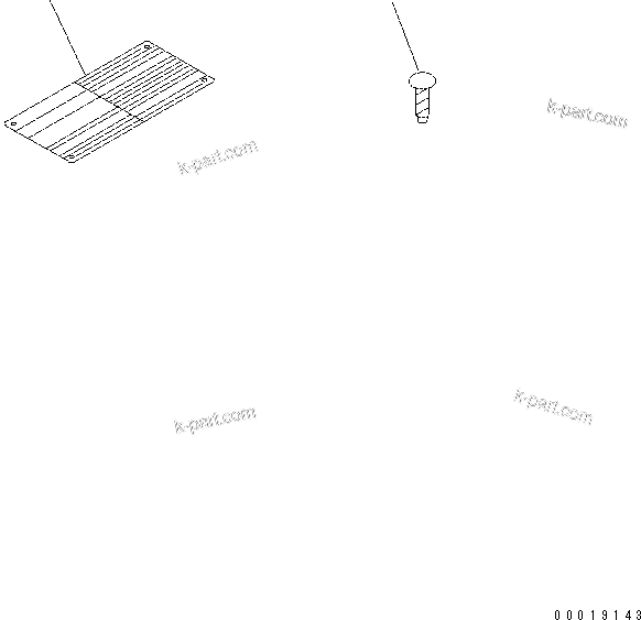 Komatsu parts book diagram for SAA4D95LE-5N-W S/N 517769-up: ENGINE NAME PLATE