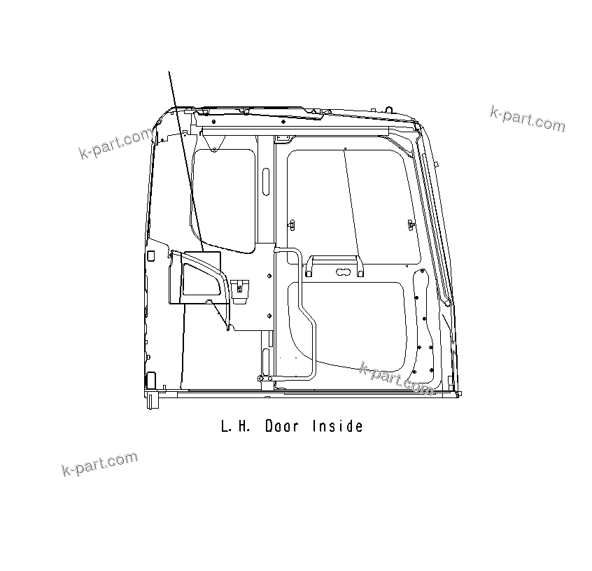 Komatsu parts book diagram for PC300-8M0 S/N J40001-UP: LUBRICATION INTERVAL