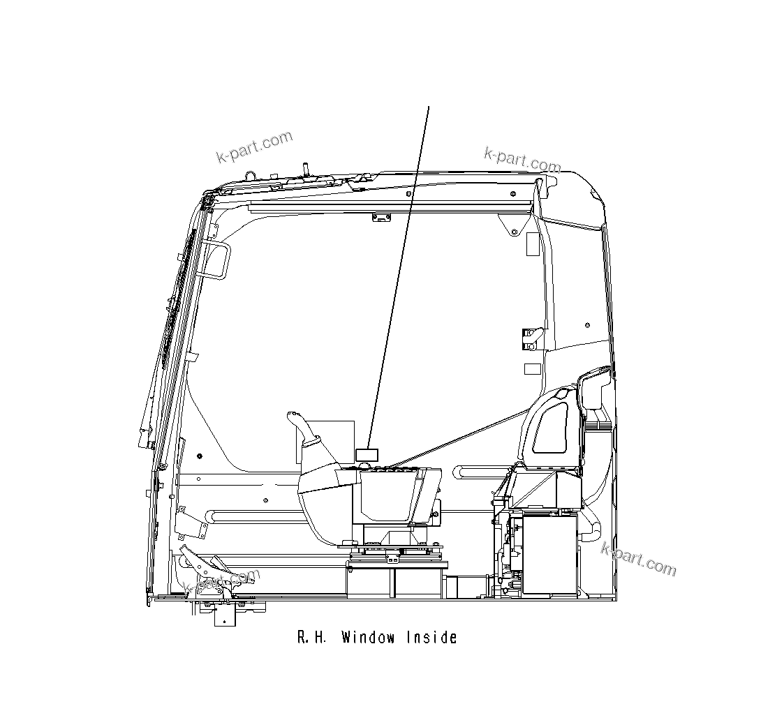 Komatsu parts book diagram for PC300-8M0 S/N J40001-UP: KOMTRAX PLATE