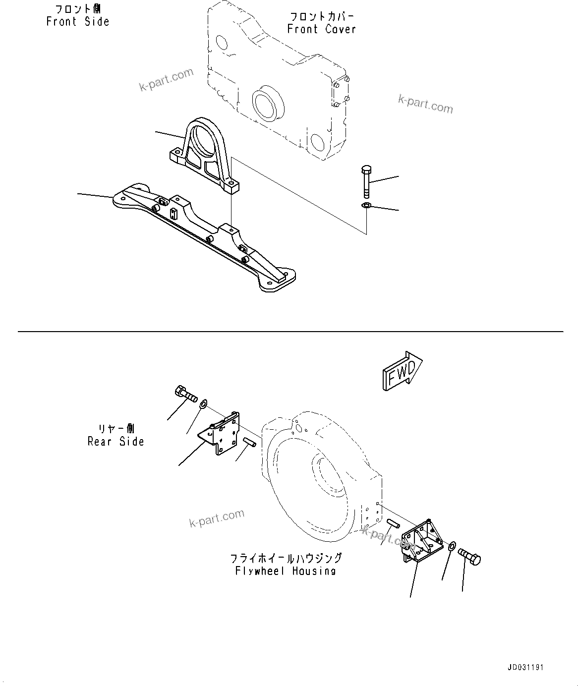 Komatsu parts book diagram for HD785-NI-7 S/N N10561-UP: EXHAUST BRAKE