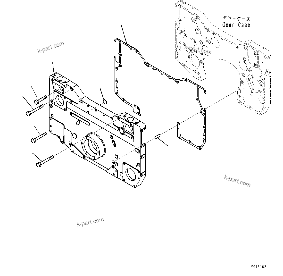 Komatsu parts book diagram for HD785-NI-7 S/N N10561-UP: FRONT COVER