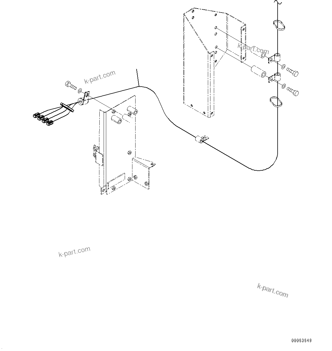 Komatsu parts book diagram for HD785-NI-7 S/N N10561-UP: ENGINE RELATED PARTS (OIL QUICK CHARGE, ENGINE EXHAUST BRAKE SYSTEM, ENGINE PRE-LUBRICATION SYSTEM, EPA REGULATIONS TPEM) (VEHIC